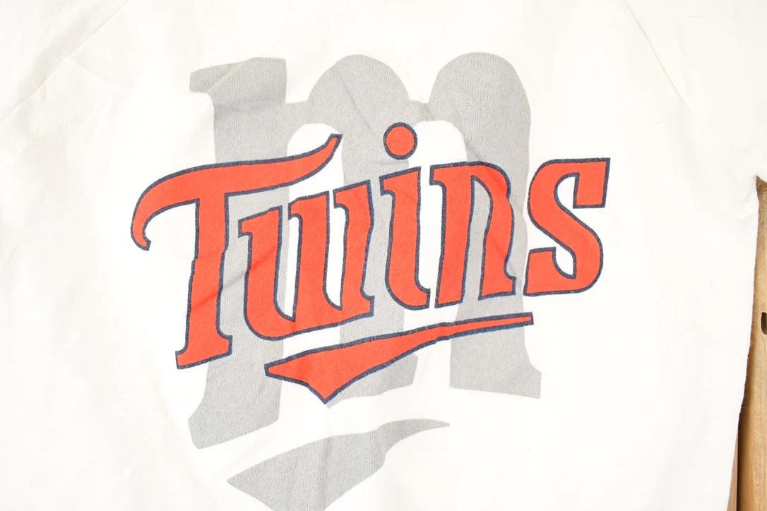 Vintage 1980s Minnesota Twins MLB Crewneck Sweatshirt Men's S - Image 3