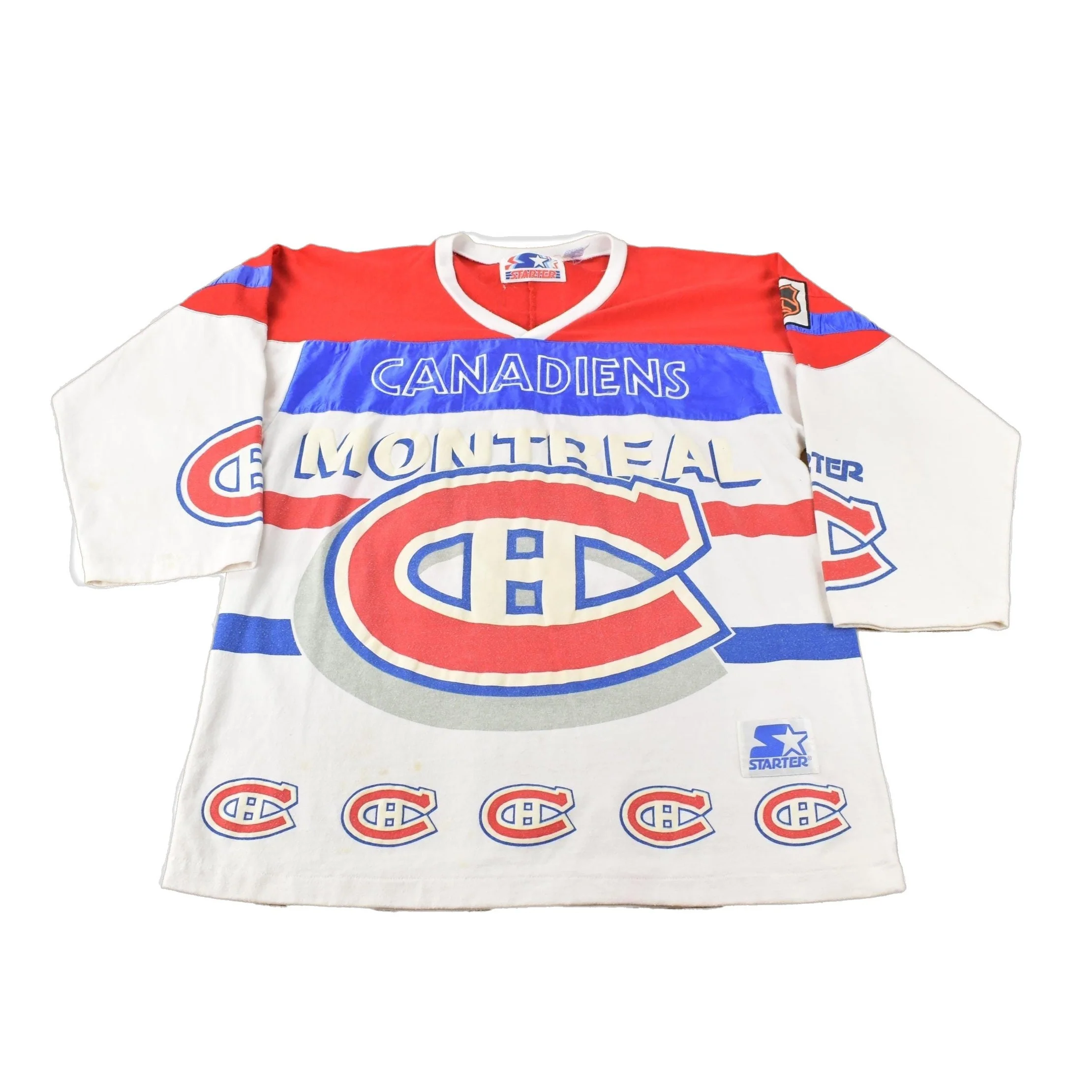 Vintage 1980s Montreal Canadiens NHL Starter Sweatshirt Men's Medium