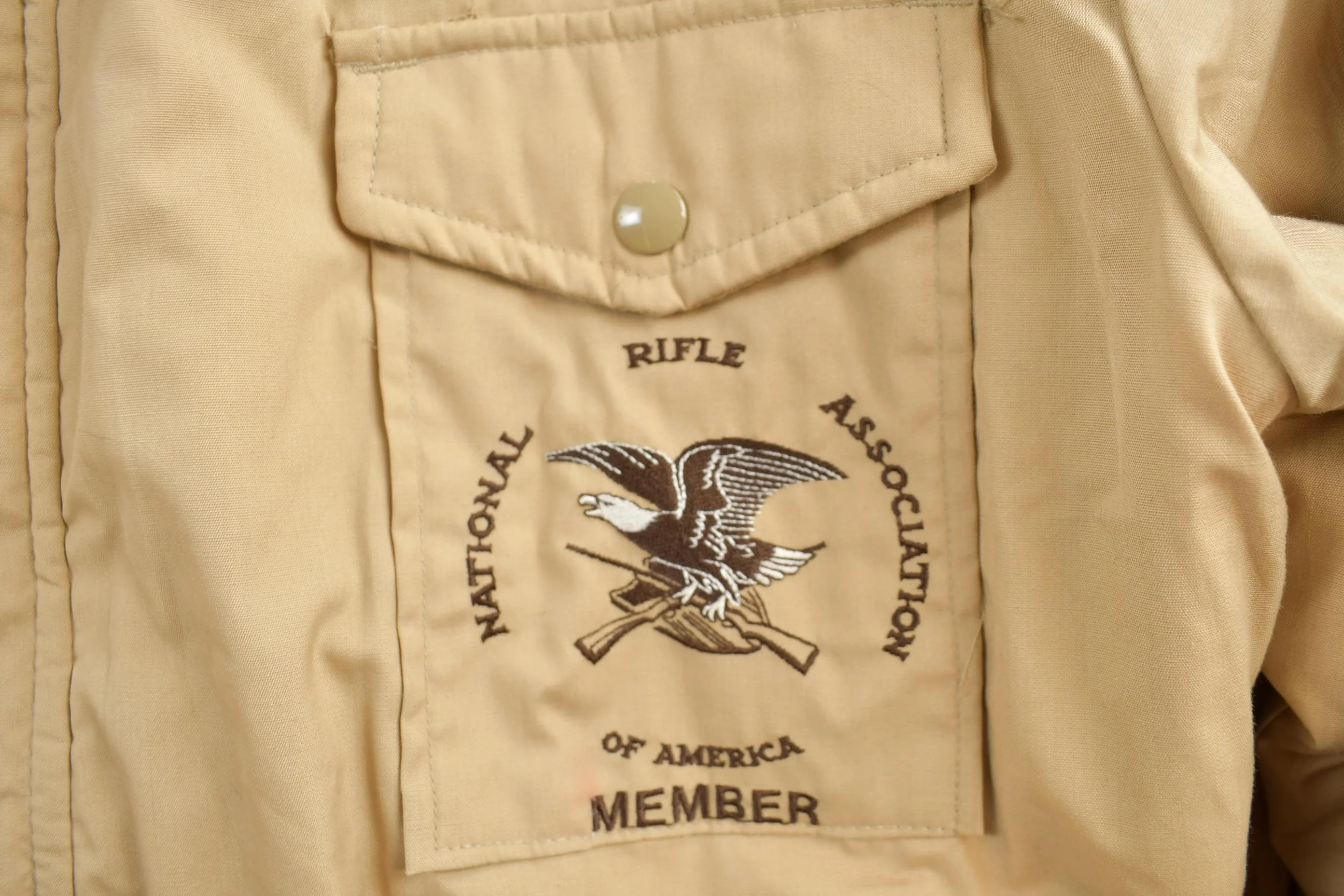 Vintage 1980s National Rifle Association Hunting Jacket Men's XL - Image 3