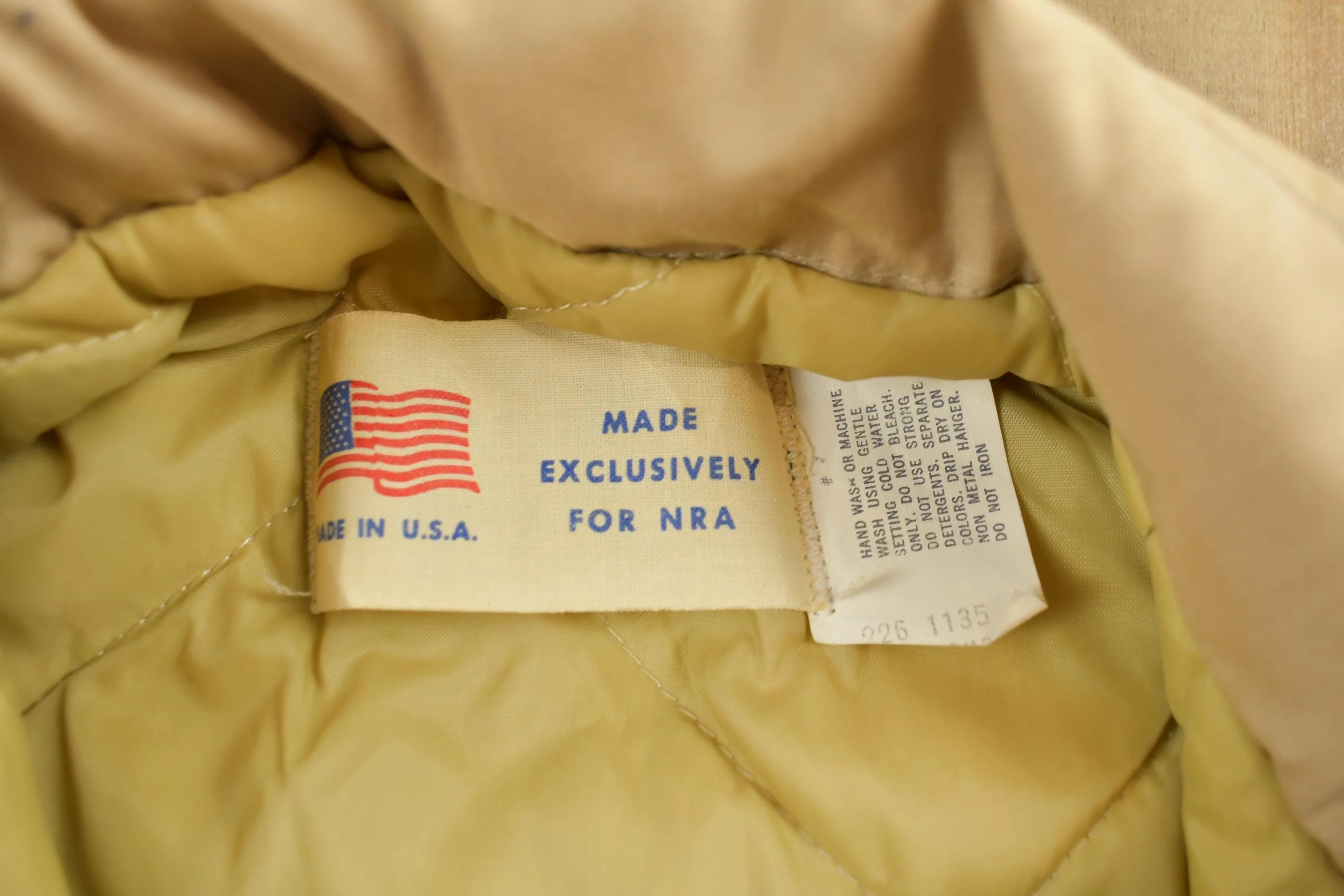 Vintage 1980s National Rifle Association Hunting Jacket Men's XL - Image 4