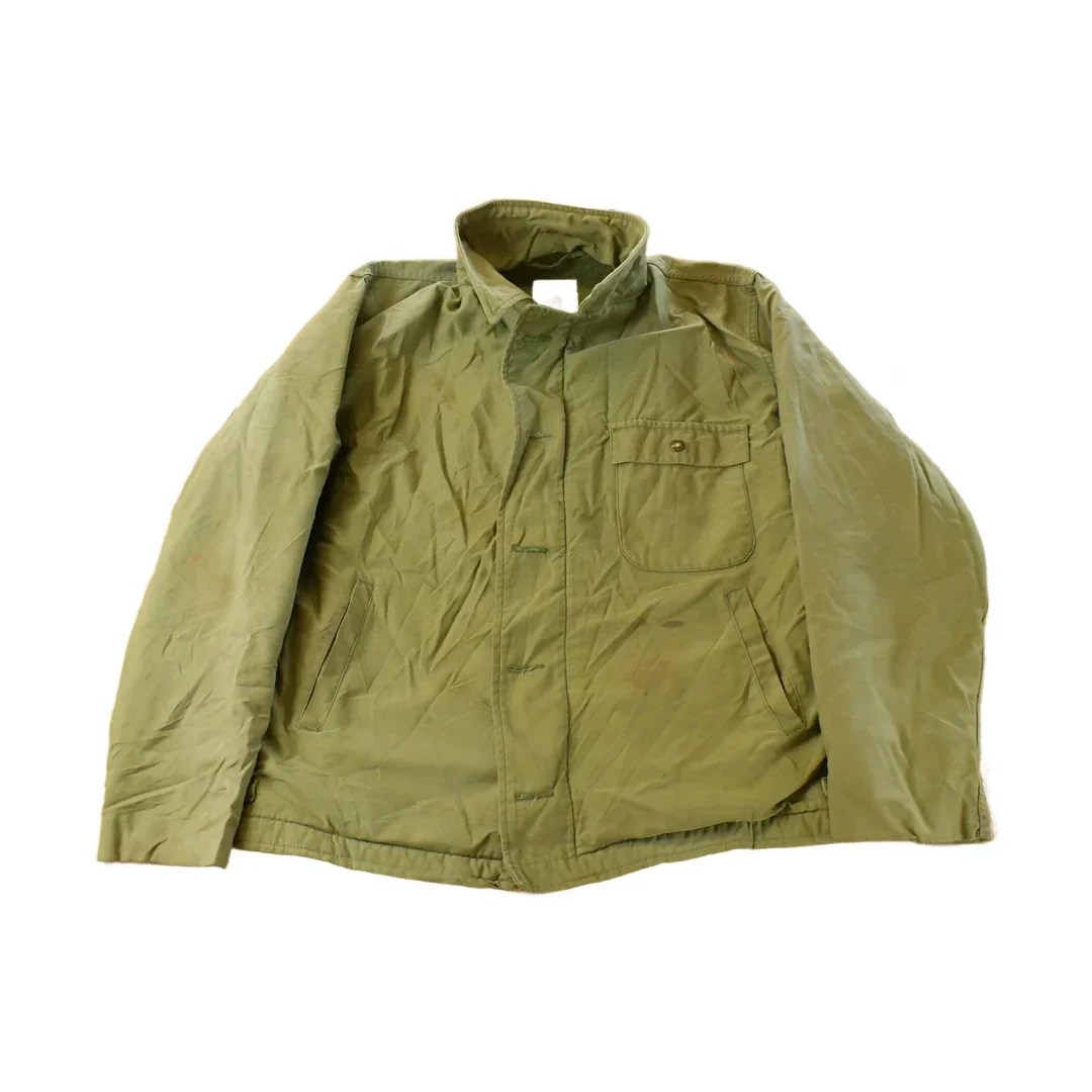 Vintage 1980s Navy Deck Jacket Men's Large