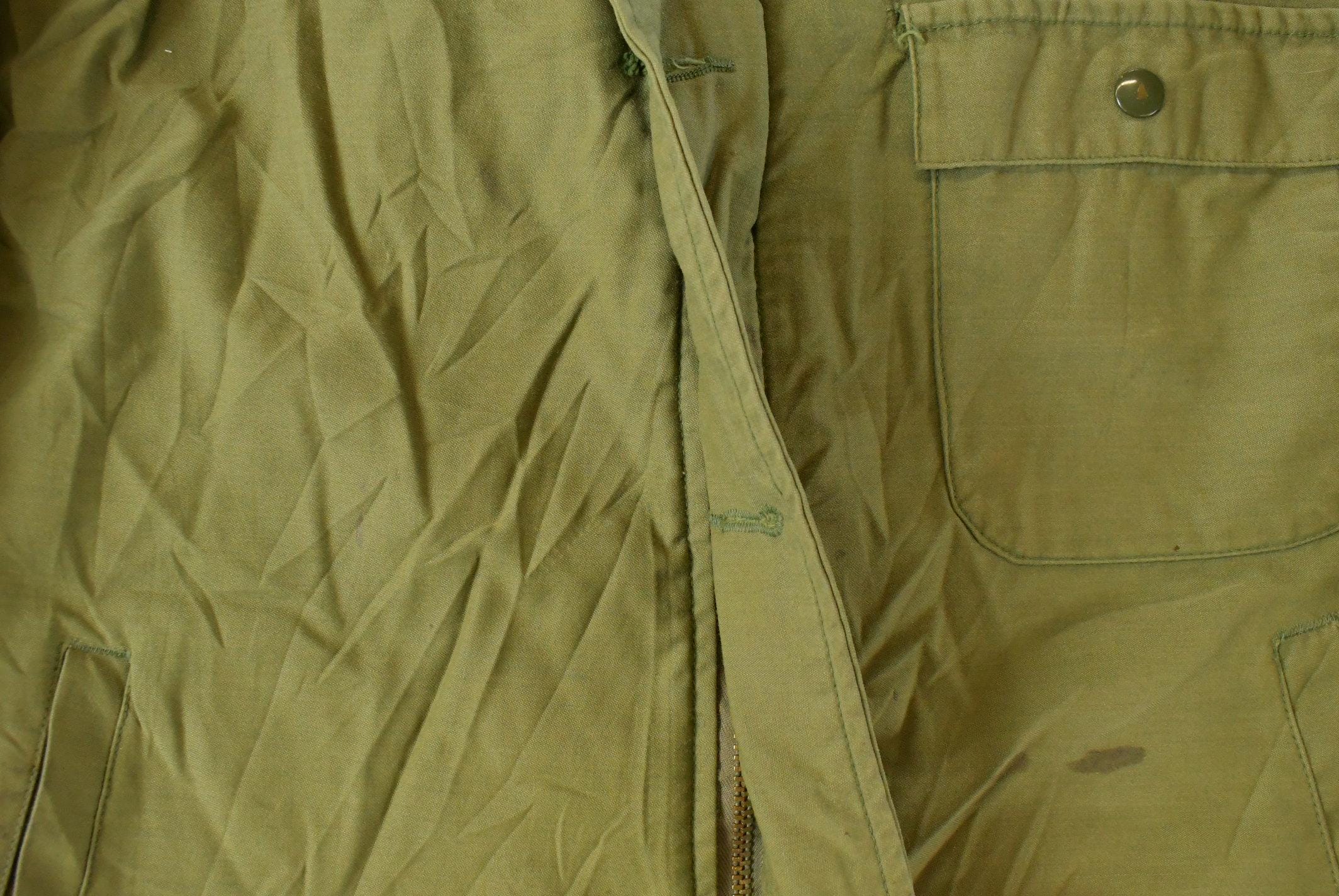 Vintage 1980s Navy Deck Jacket Men's Large - Image 5