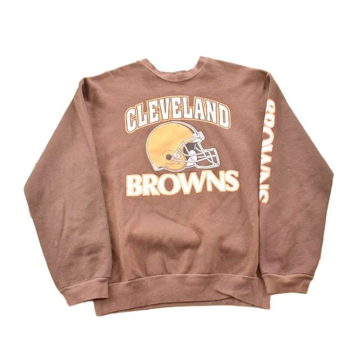 Vintage 1980s NFL Cleveland Browns Crewneck Sweatshirt Men's Medium