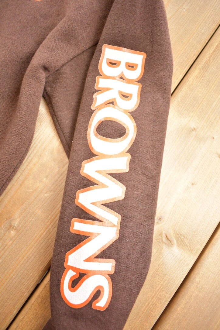 Vintage 1980s NFL Cleveland Browns Crewneck Sweatshirt Men's Medium - Image 4