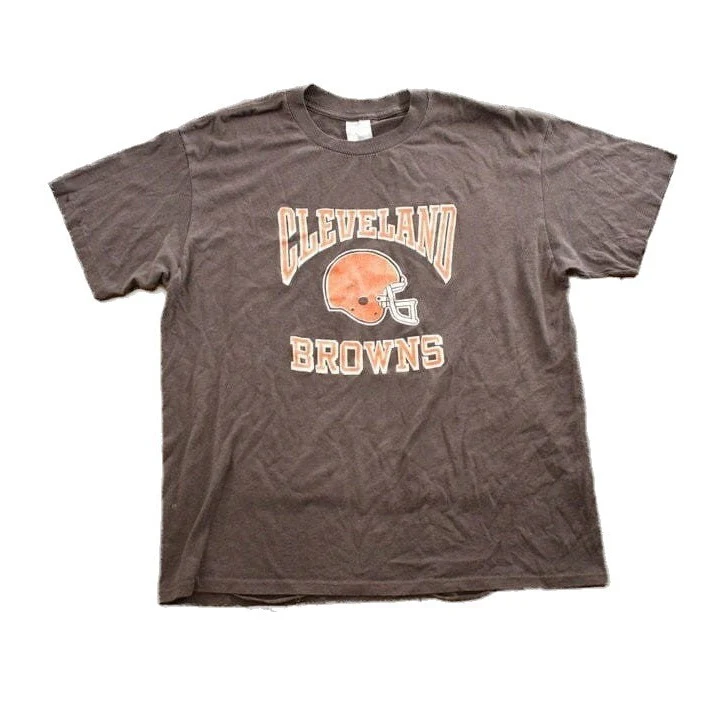 Vintage 1980s NFL Football Cleveland Browns Graphic Single Stitch T-Shirt Men's Large