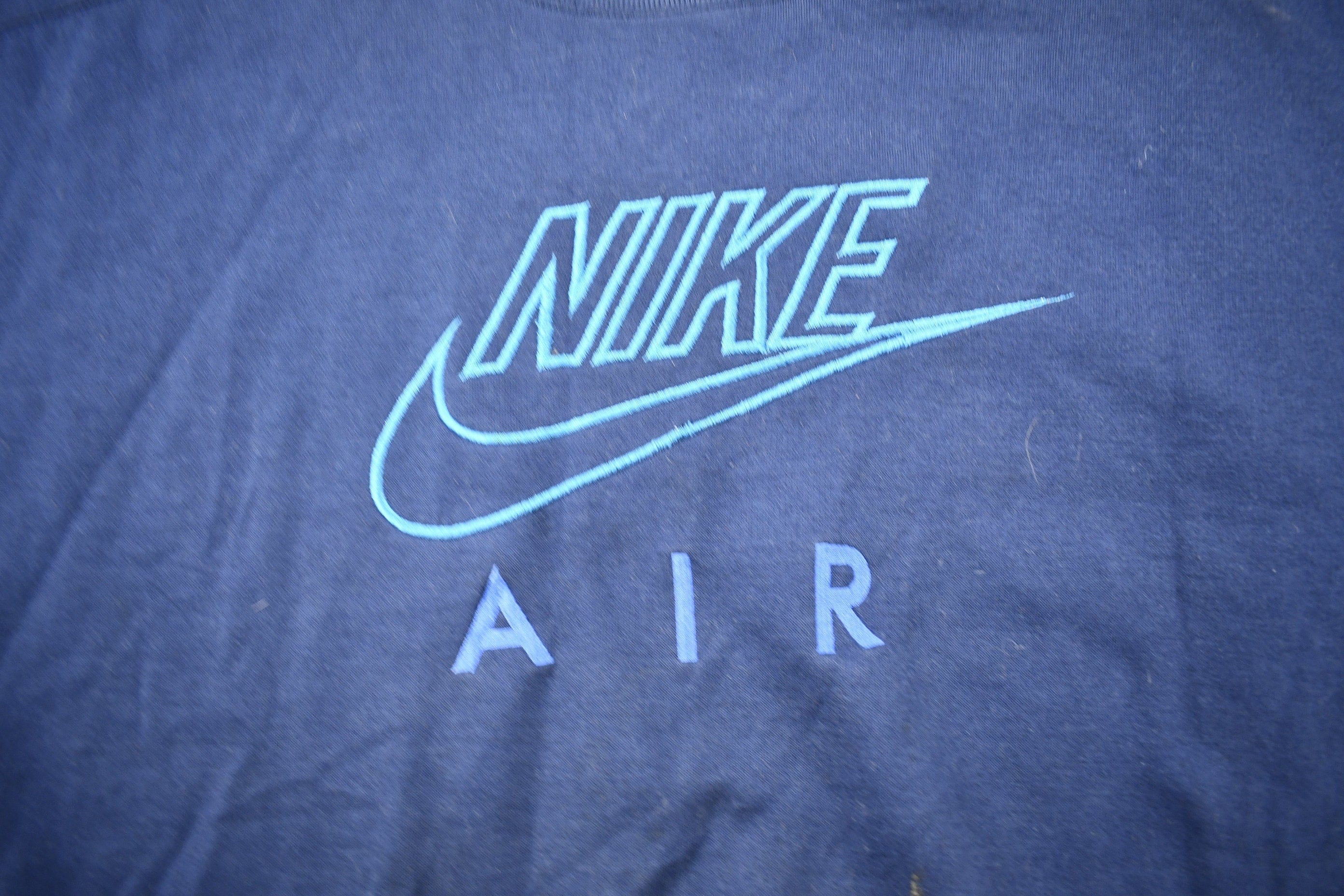 Vintage 1980s Nike Air Embroidered Crewneck Sweatshirt Men's XL - Image 3