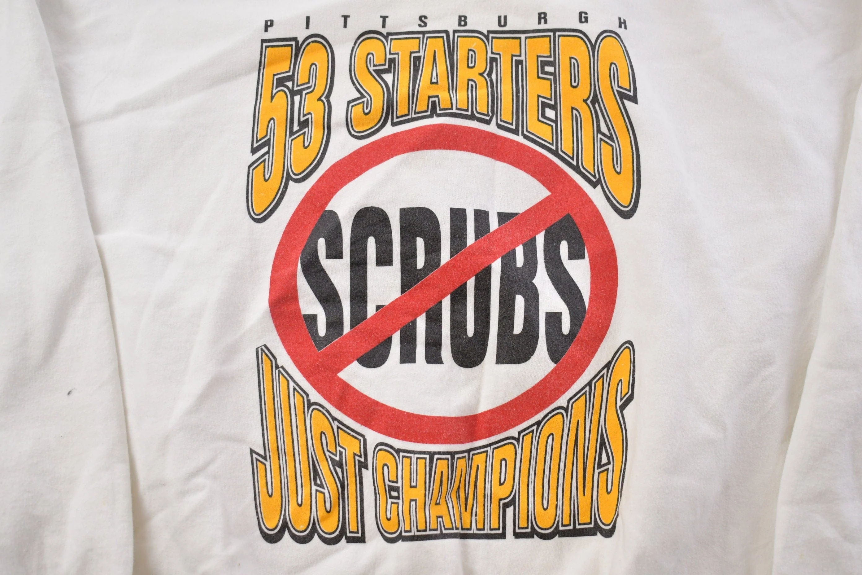 Vintage 1980s No Scrubs Crewneck Sweatshirt Men's Medium - Image 3
