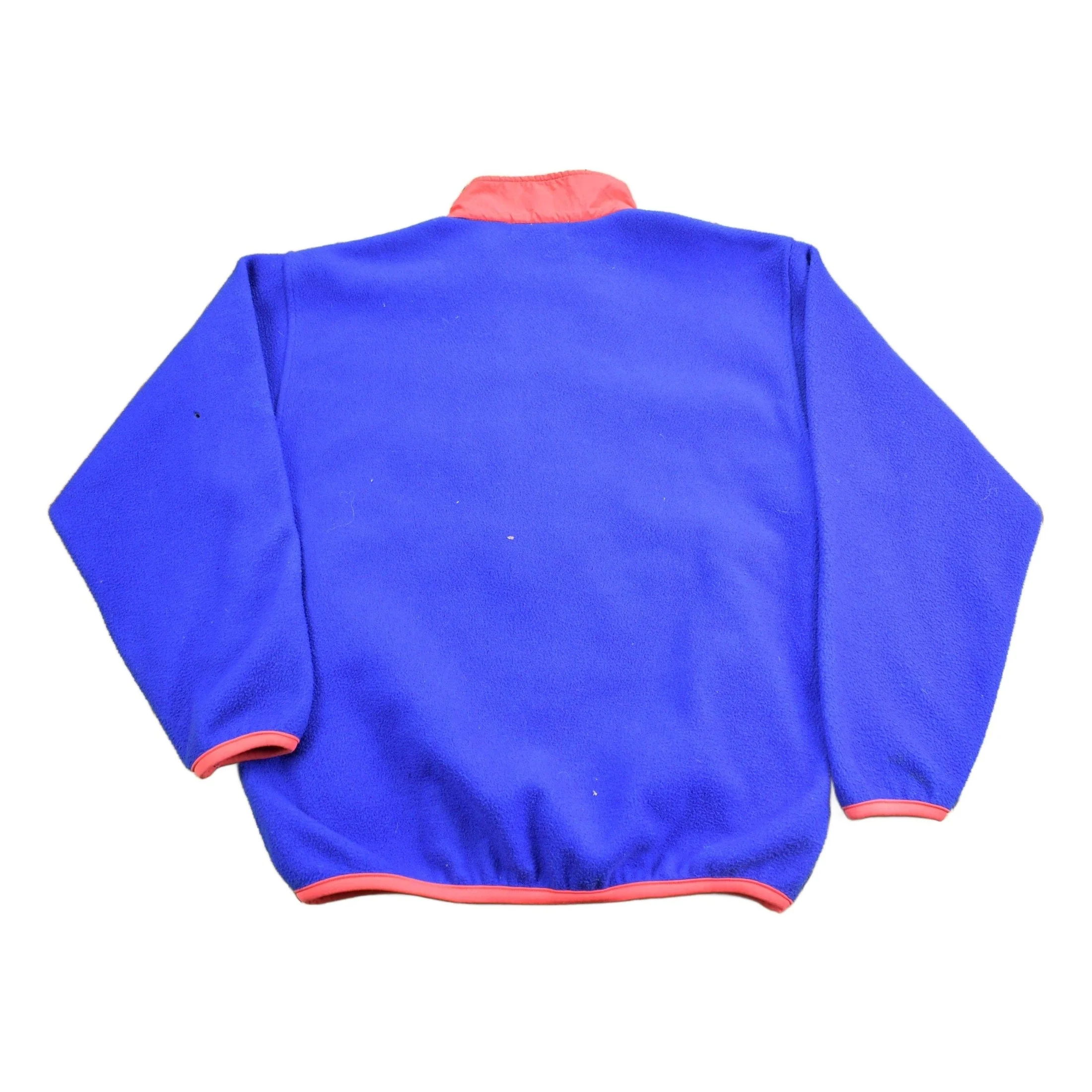 Vintage 1980s North Country Half Zip Fleece Sweater Men's S - Image 2