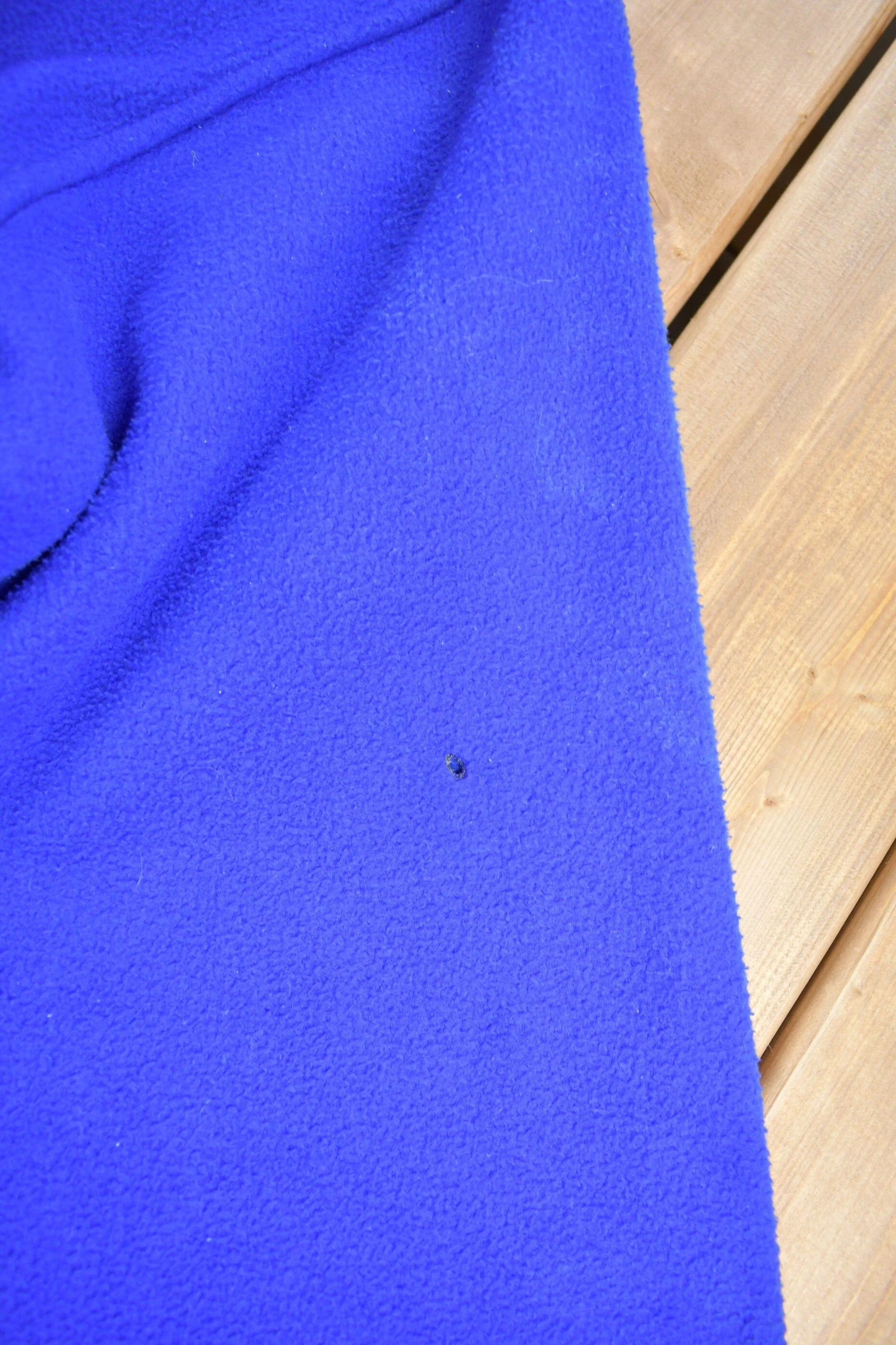 Vintage 1980s North Country Half Zip Fleece Sweater Men's S - Image 4