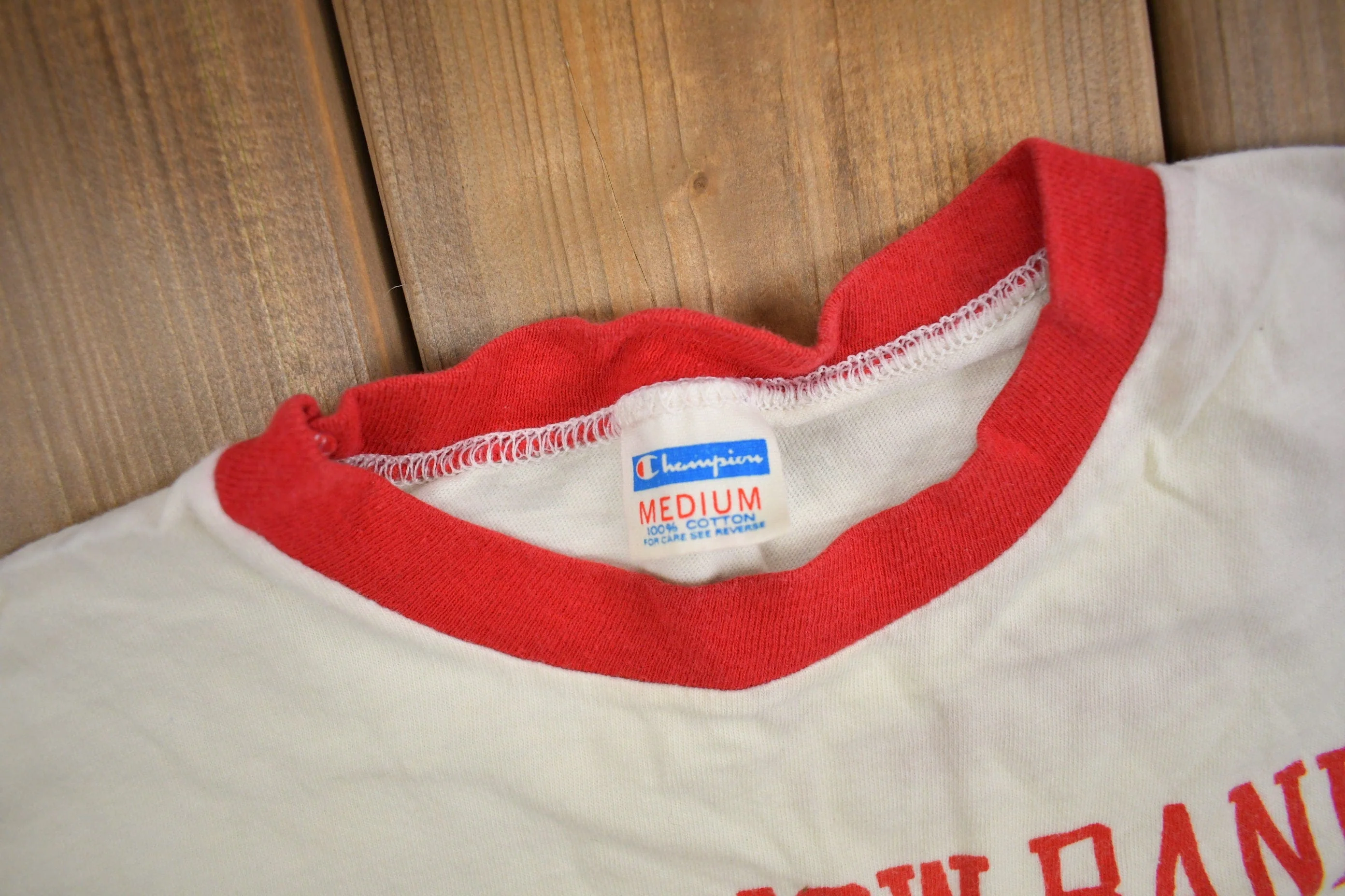 Vintage 1980s Northern Illinois University Collegiate Champion T-Shirt Men's XS - Image 6