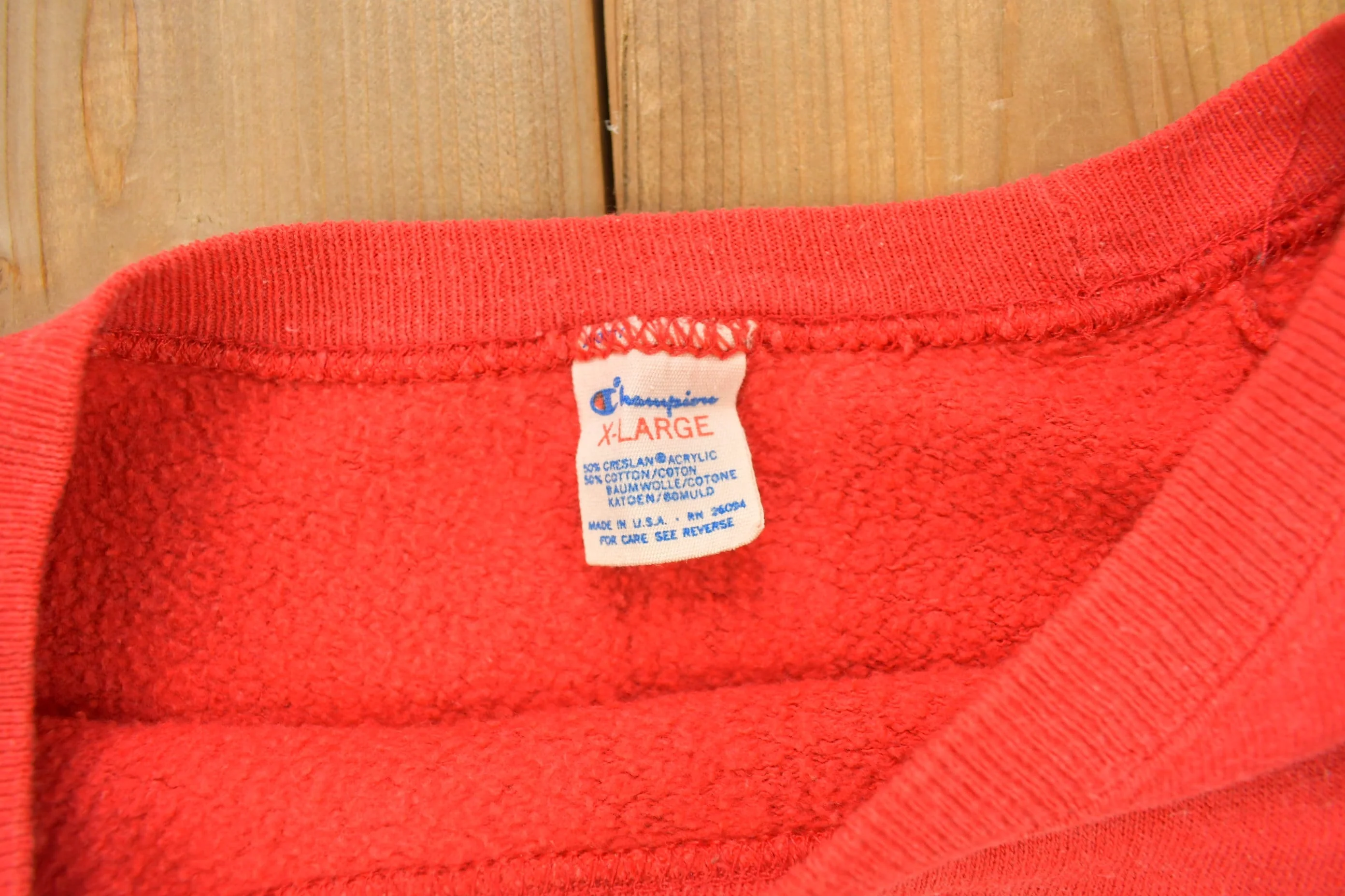 Vintage 1980s Ohio State University Buckeyes Collegiate Champion Crewneck Men's Small - Image 4