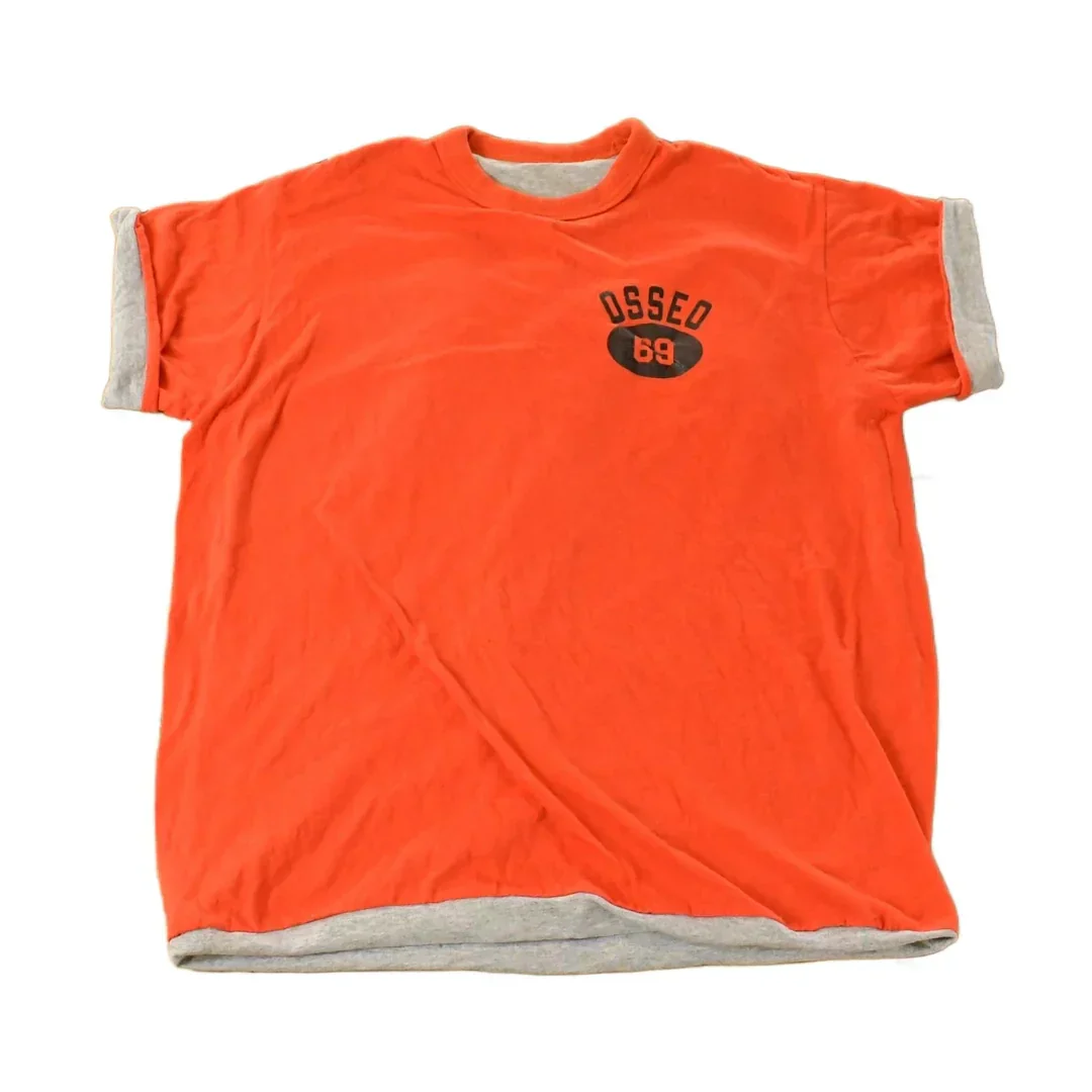 Vintage 1980s OSSEO Double Layer Reversible T-Shirt Men's Medium