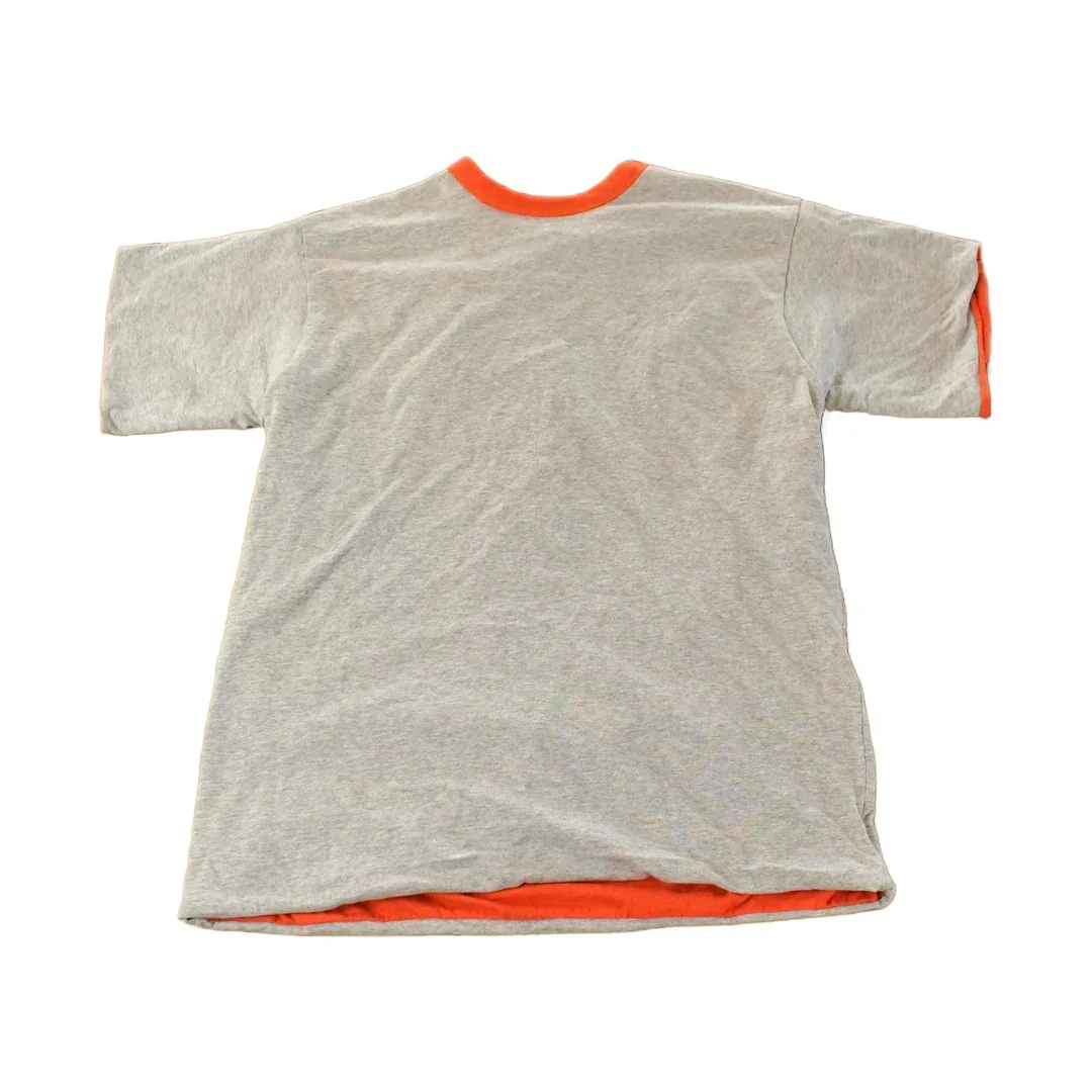 Vintage 1980s OSSEO Double Layer Reversible T-Shirt Men's Medium - Image 2