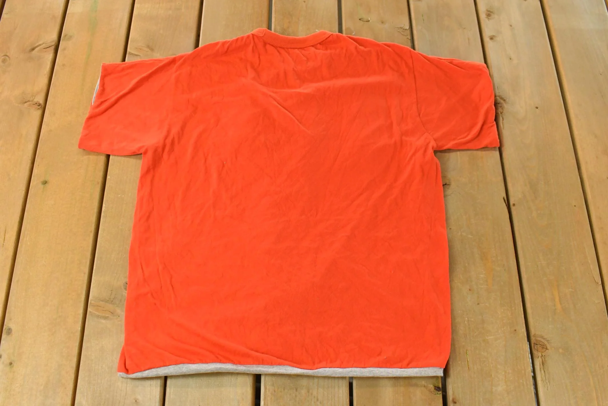 Vintage 1980s OSSEO Double Layer Reversible T-Shirt Men's Medium - Image 3