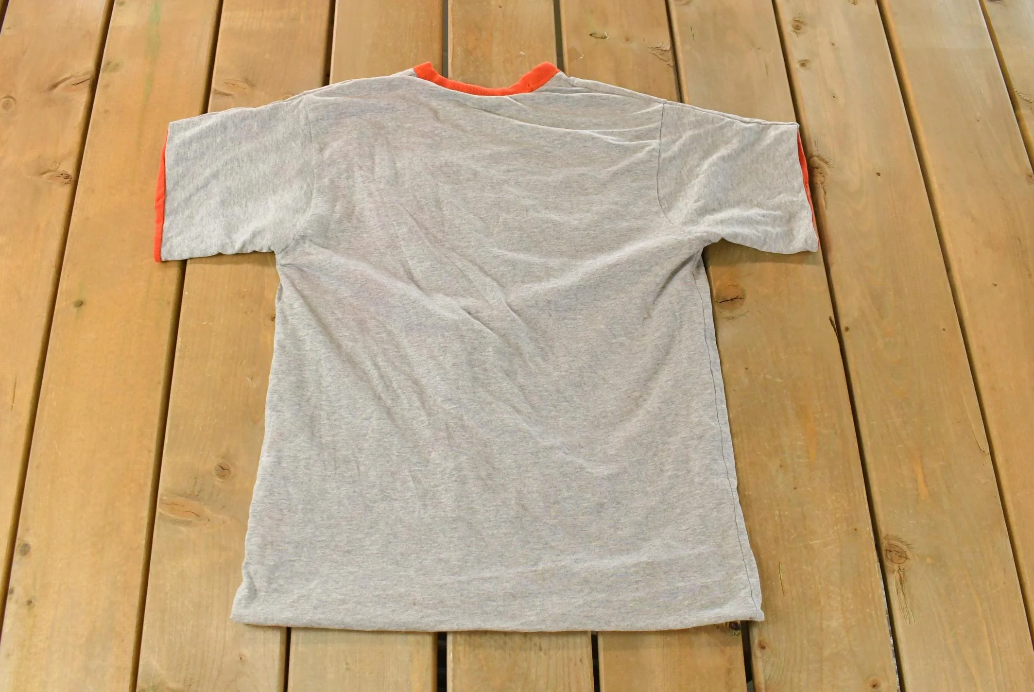 Vintage 1980s OSSEO Double Layer Reversible T-Shirt Men's Medium - Image 4