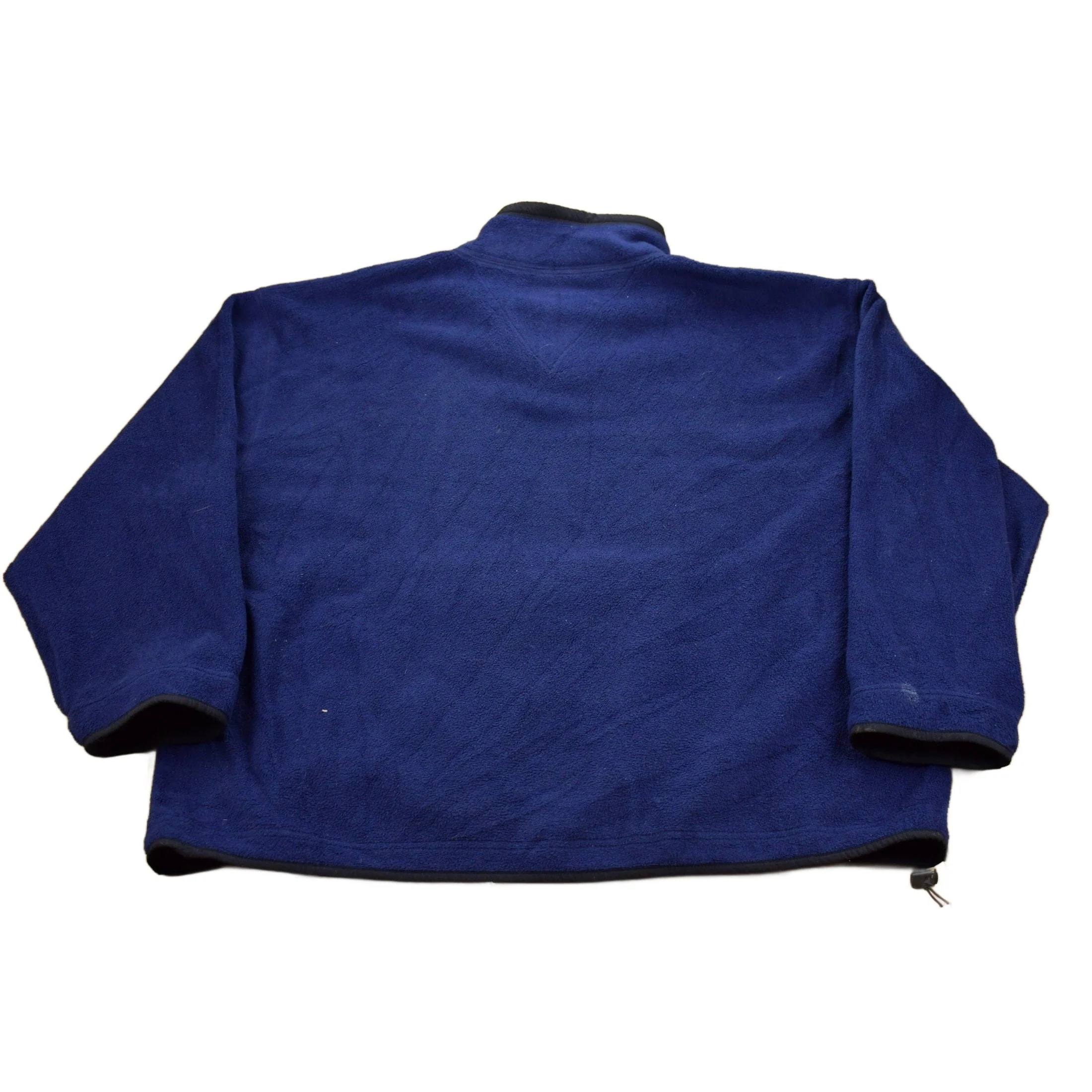 Vintage 1980s Outersport Quarter Zip Fleece Sweater Men's 2XL - Image 2