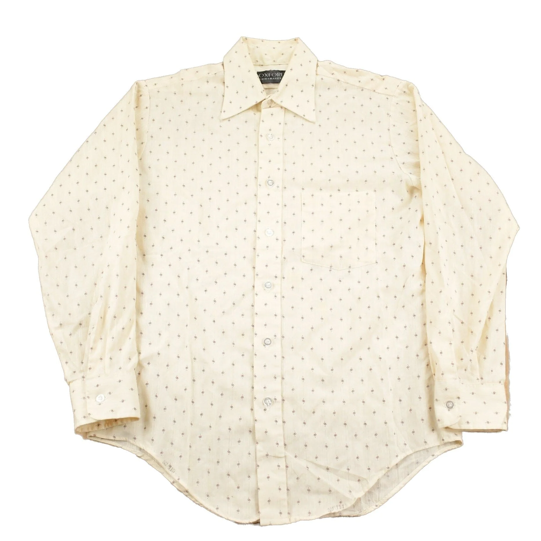 Vintage 1980s Oxford Shirt Makers Button Up Dress Shirt Men's L