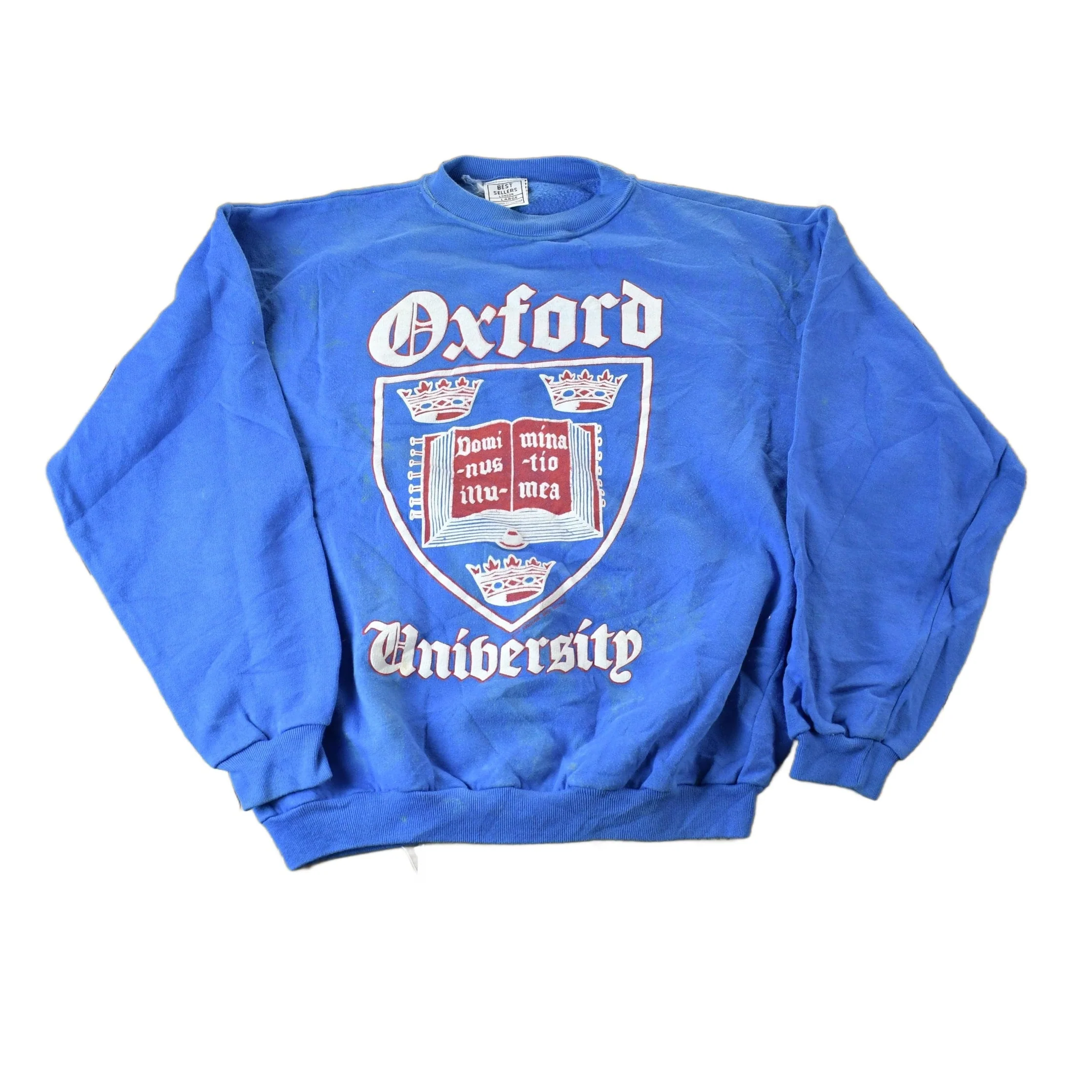 Vintage 1980s Oxford University Collegiate Crewneck