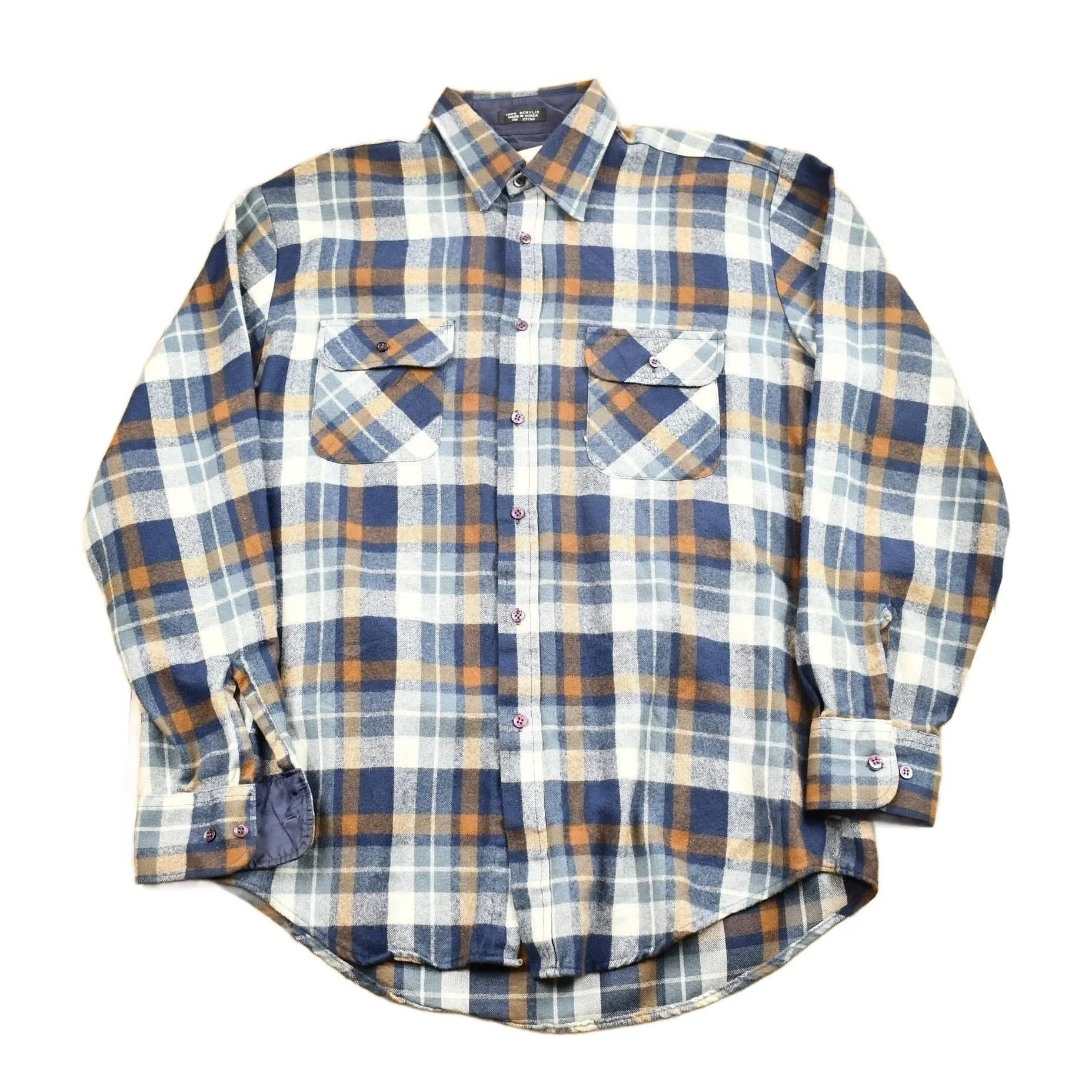 Vintage 1980s Ozark Trail Button Up Plaid Shirt Men's Medium