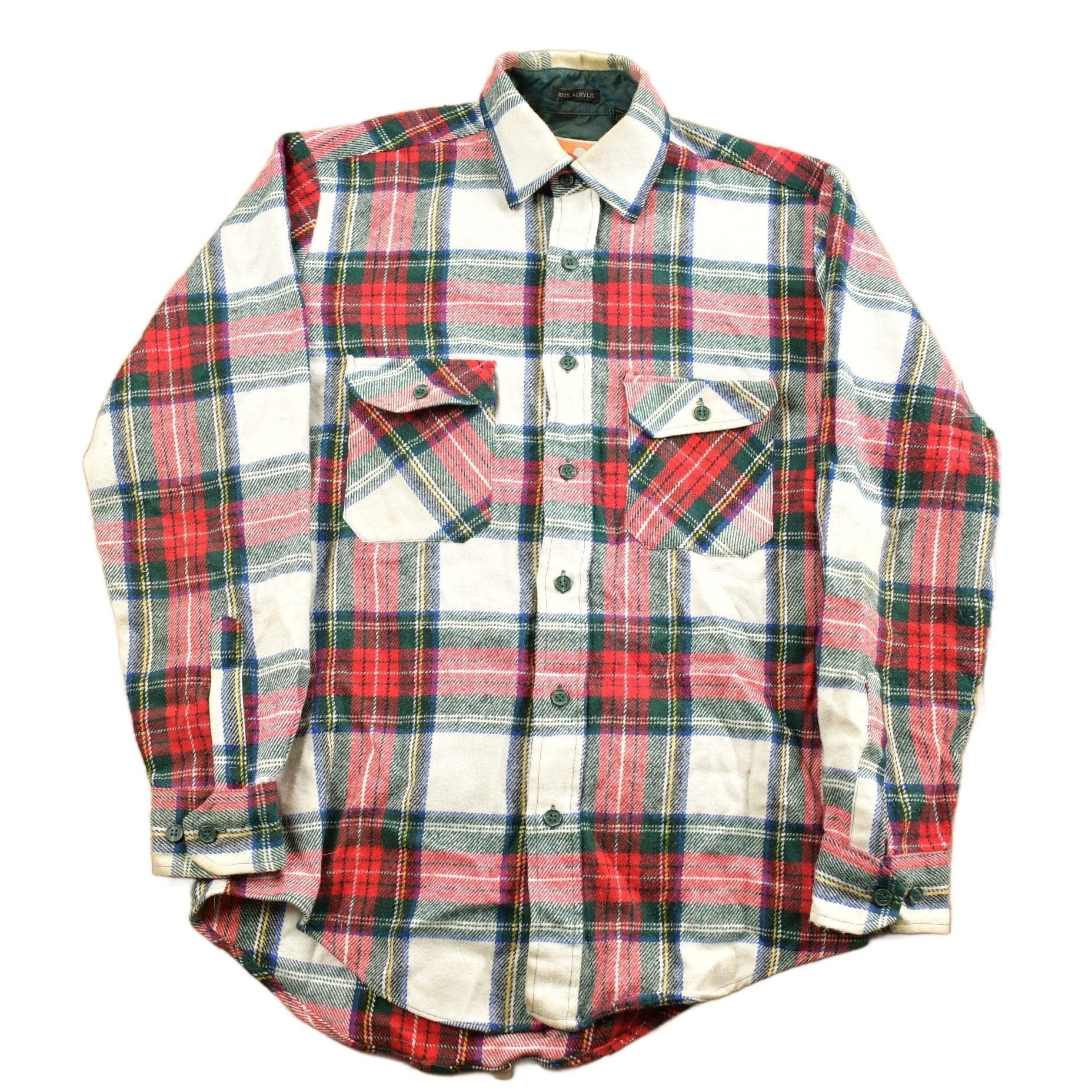 Vintage 1980s Ozark Trail Button Up Plaid Shirt Men's Small
