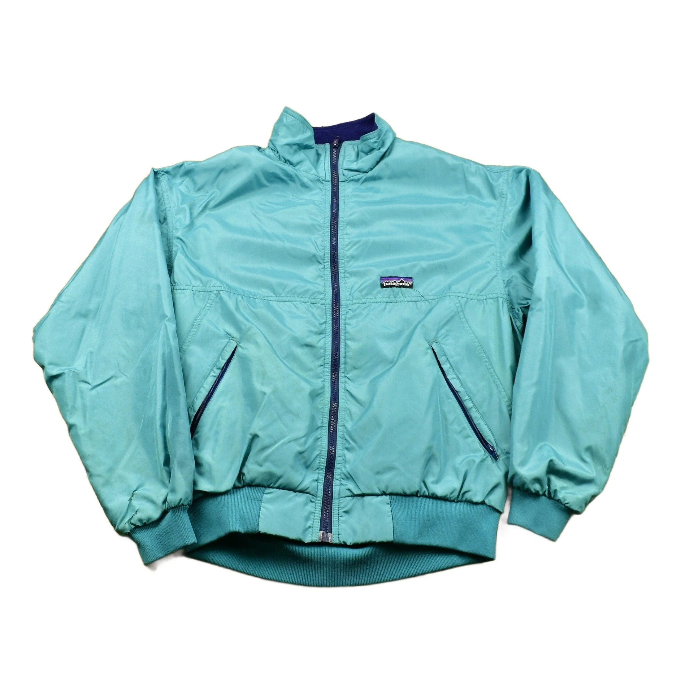 Vintage 1980s Patagonia Fleece Lined Windbreaker Men's Large