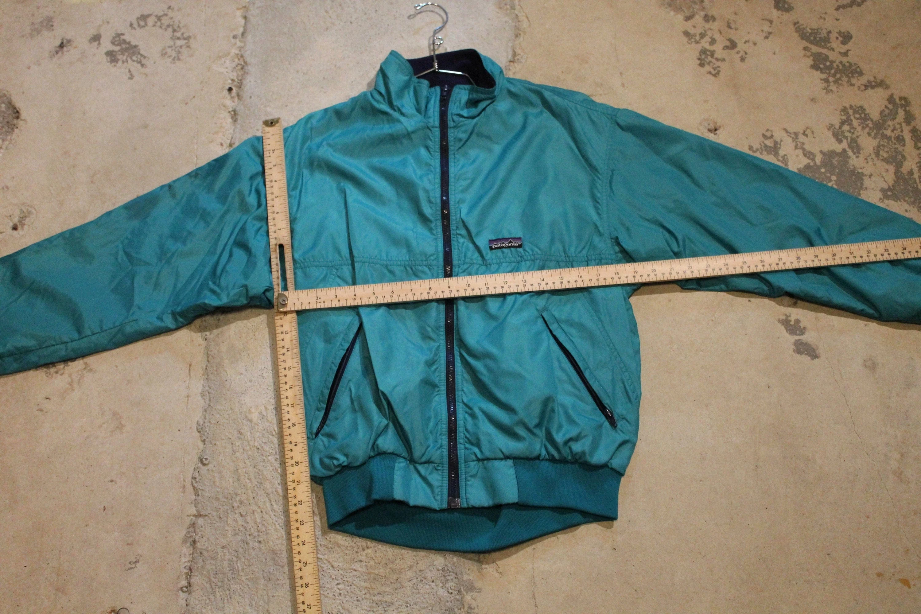 Vintage 1980s Patagonia Fleece Lined Windbreaker Men's Large - Image 5