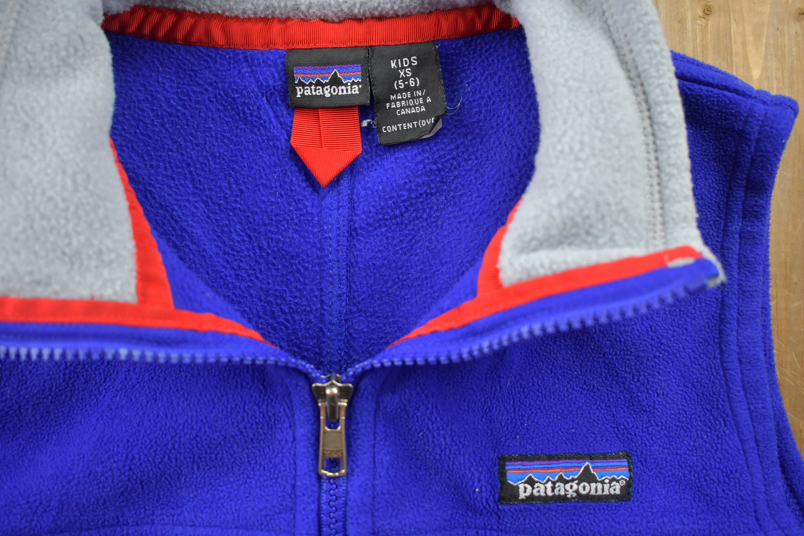Vintage 1980s Patagonia Fleece Vest Sportswear Youth XS - Image 3