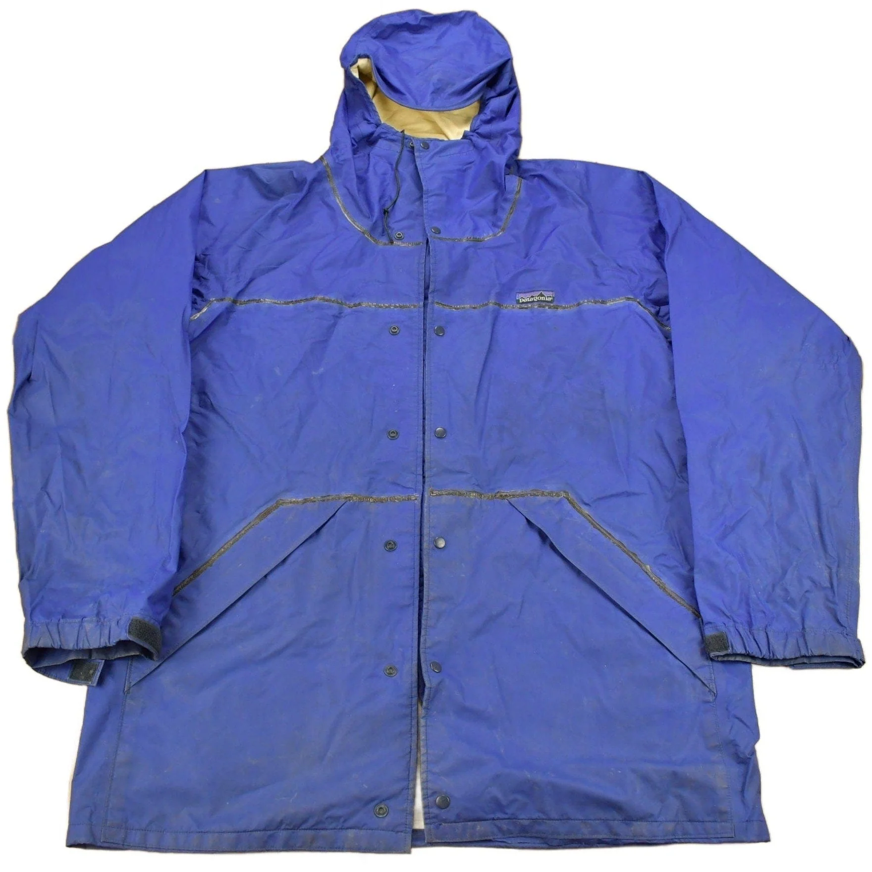 Vintage 1980s Patagonia Full Zip Rain Jacket Men's Large