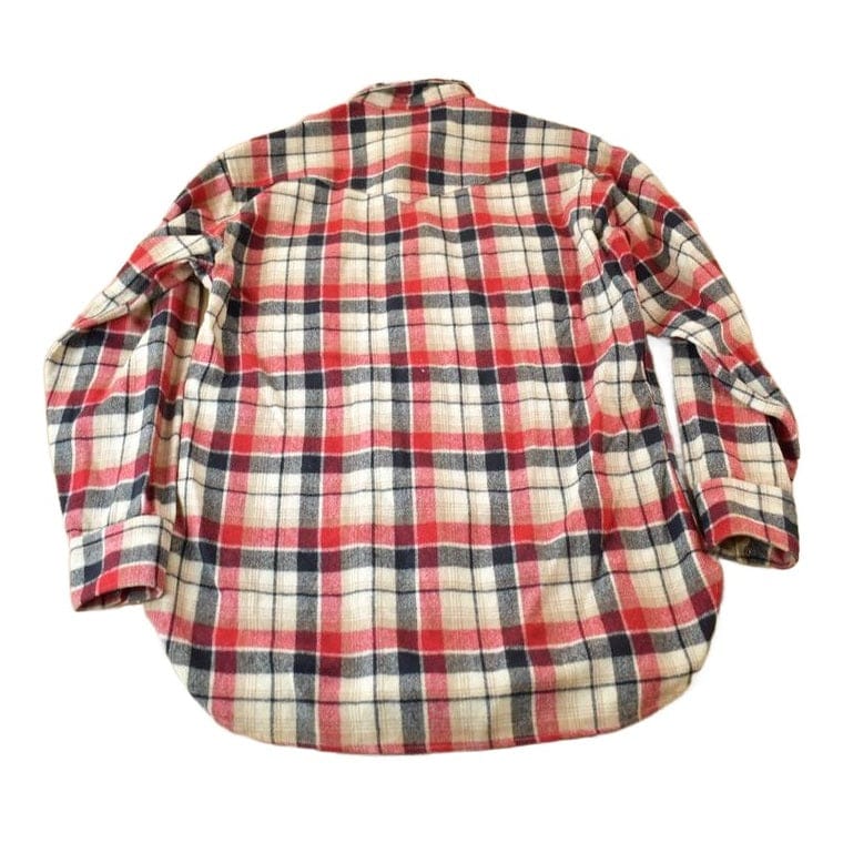 Vintage 1980s Pendleton High Grade Western Wear Plaid Button Up Shirt Men's Large - Image 2