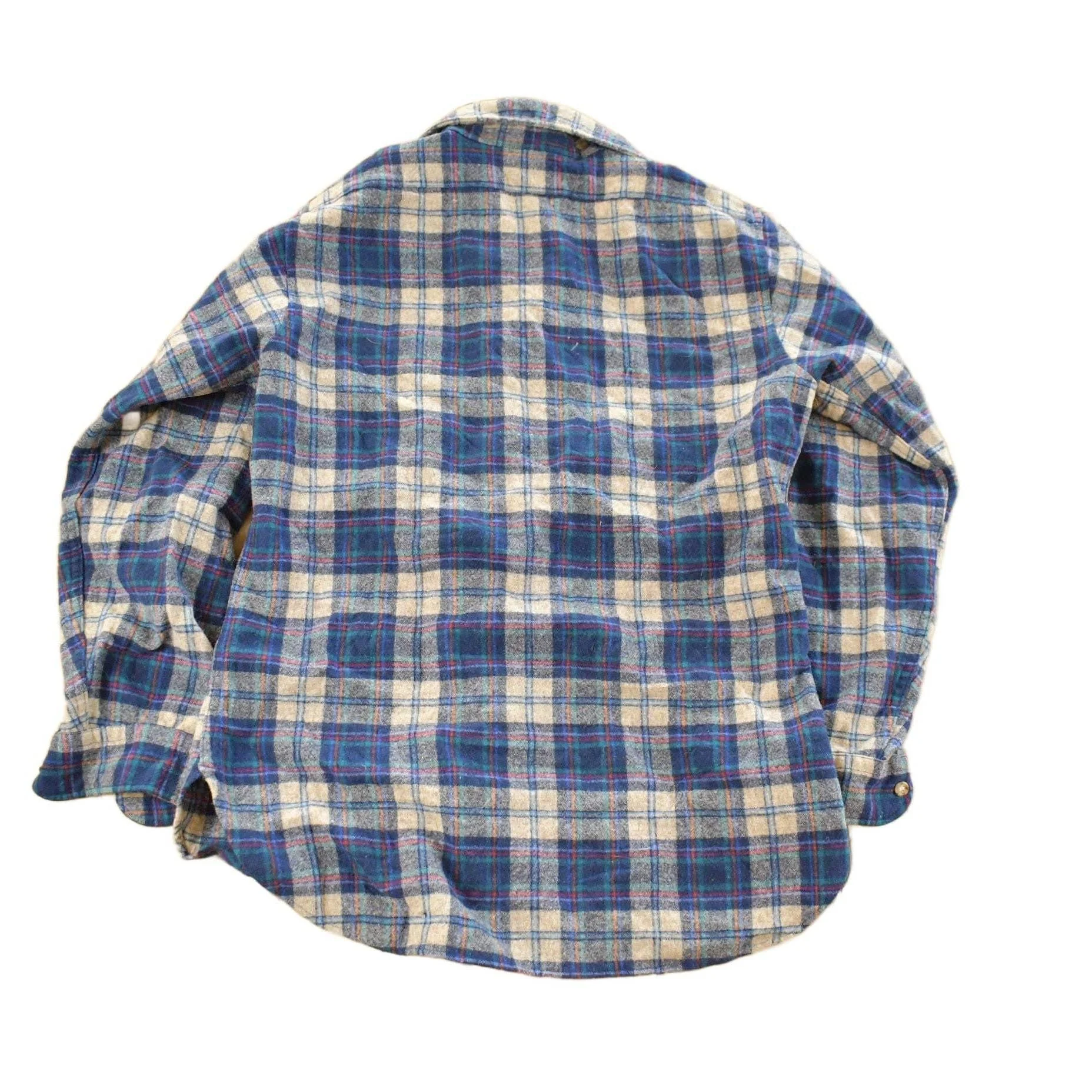 Vintage 1980s Pendleton Wool Flannel Button Up Shirt Men's Medium / 80s Button Up / Vintage Pendleton / True Vintage / Outdoors - Image 2