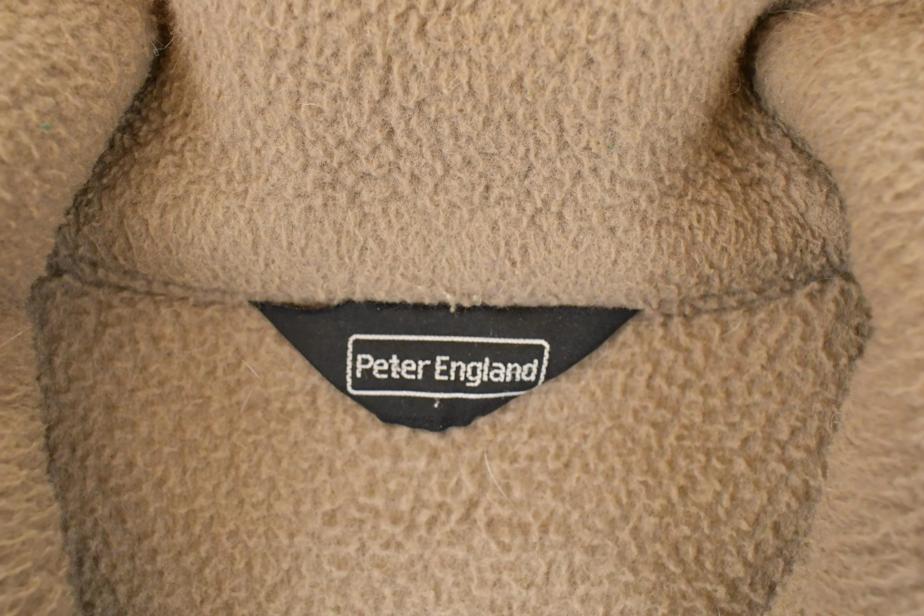 Vintage 1980s Peter England Fleece Outdoorsman Sweater Men's L - Image 3