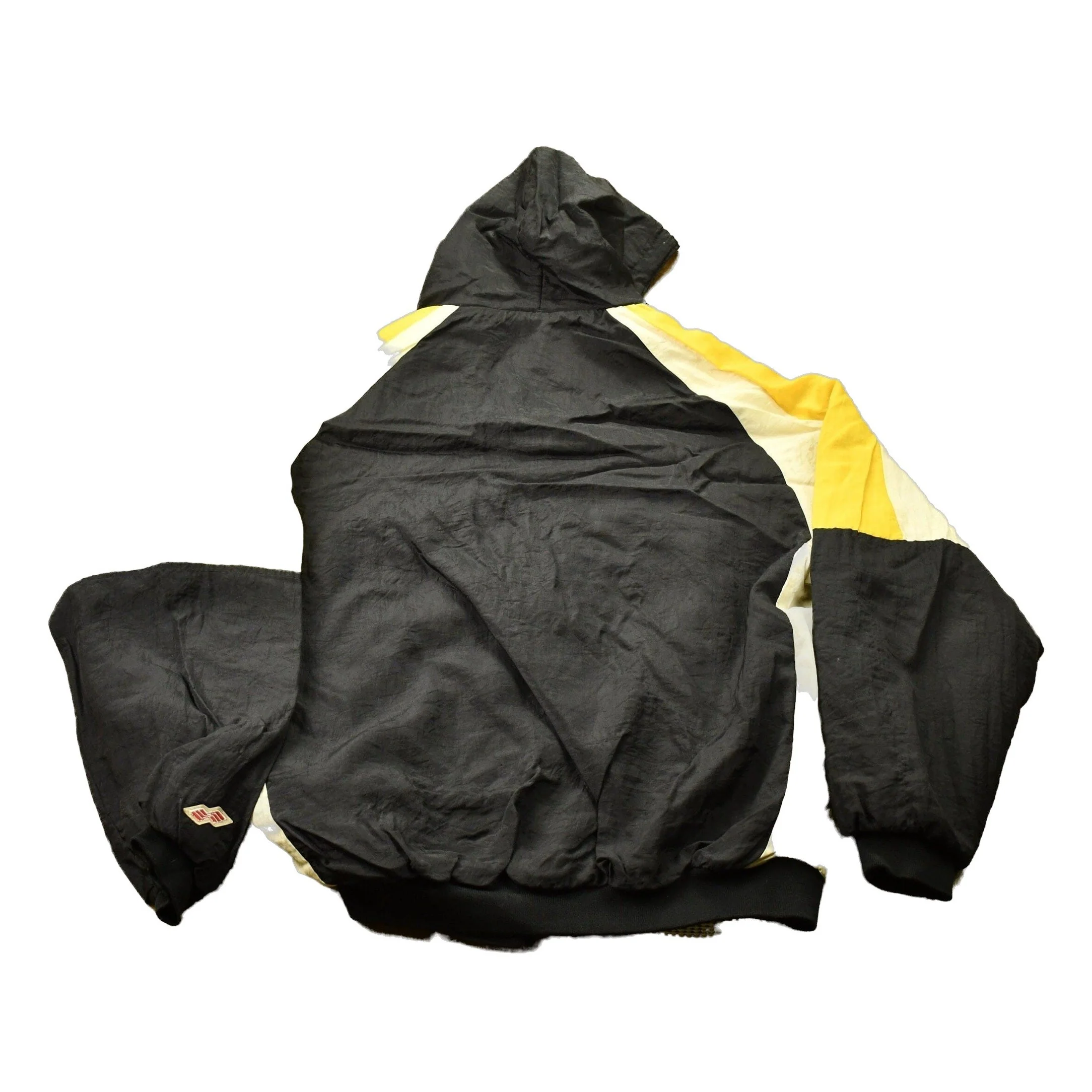 Vintage 1980s Pittsburgh Penguins NHL Full Zip Windbreaker Jacket Men's XL - Image 2
