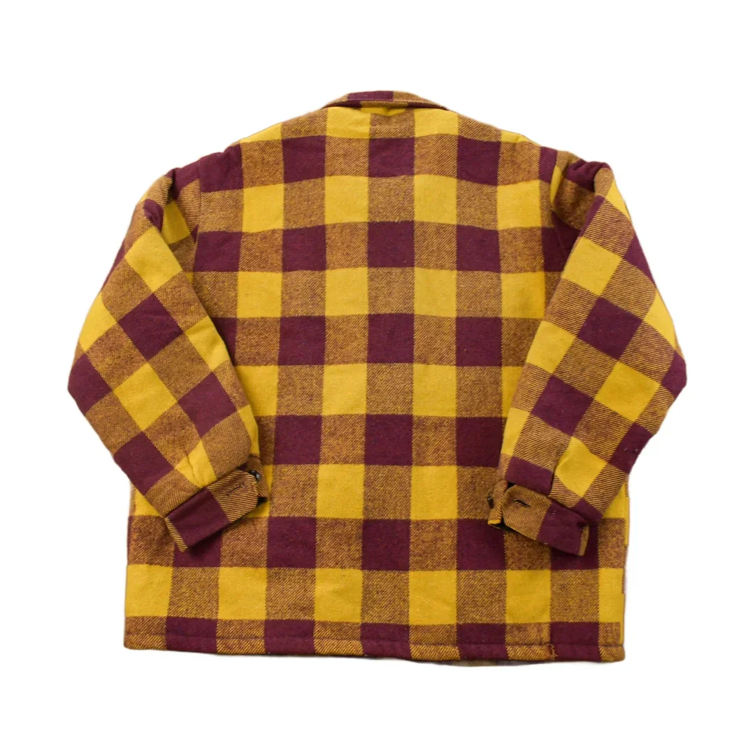 Vintage 1980s Plaid Wool Jacket - Image 2