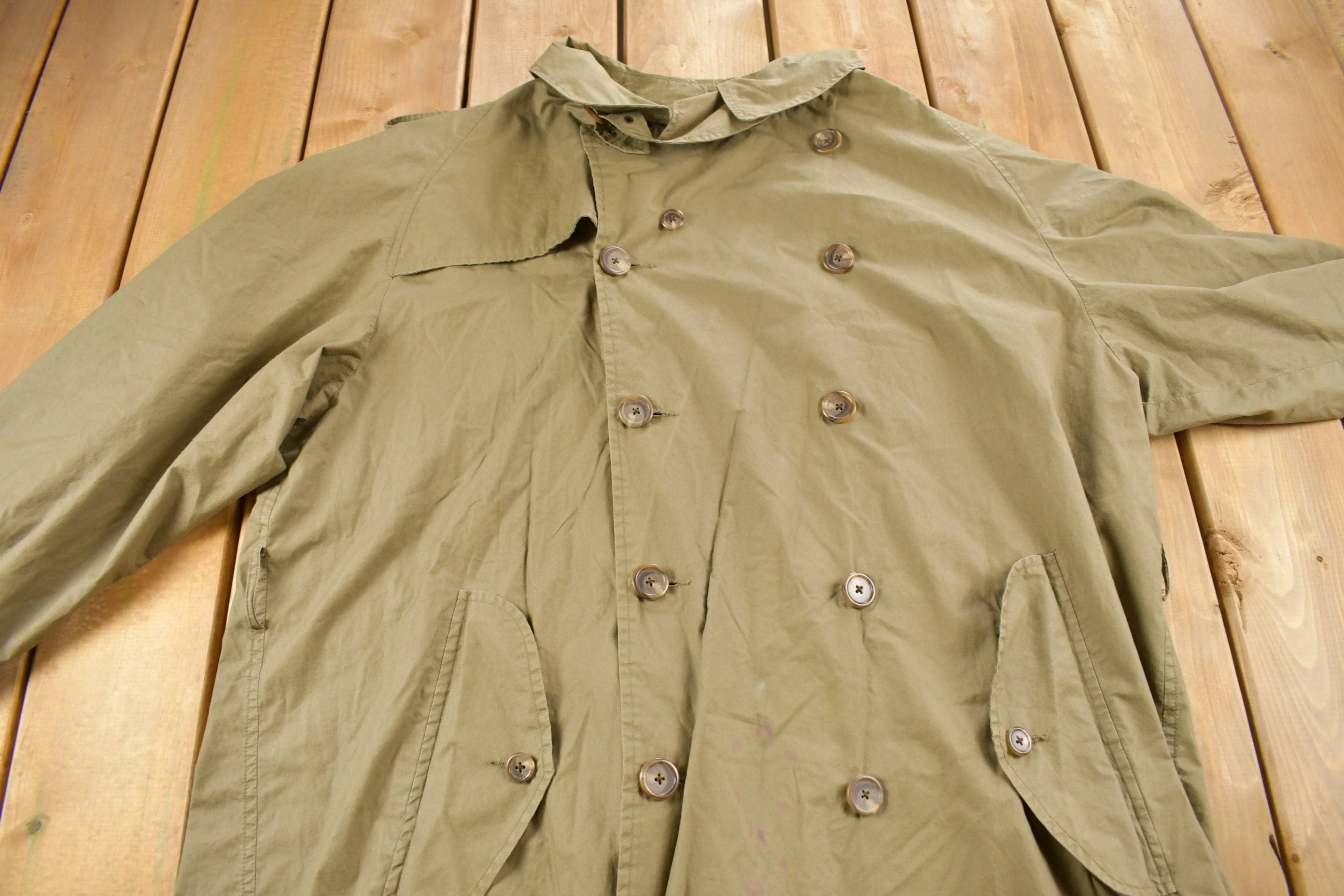 Vintage 1980s Polo Ralph Lauren Trench Coat - Image 3