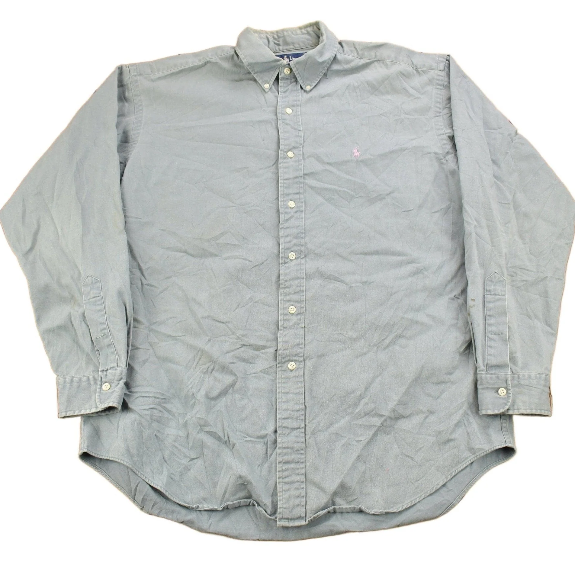 Vintage 1980s Ralph Lauren Button Up Shirt Men's XL