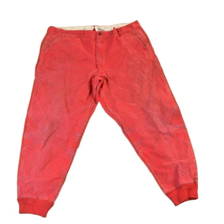 Vintage 1980s Red Work Pants Men's 40 x 26 - Image 2