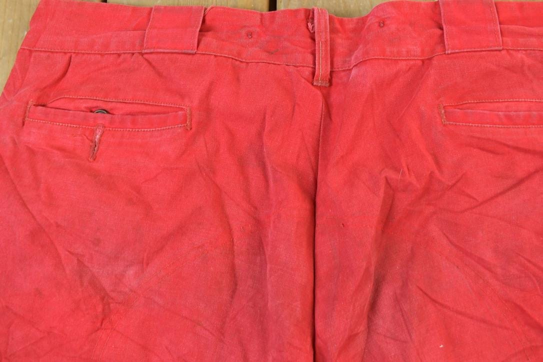 Vintage 1980s Red Work Pants Men's 40 x 26 - Image 3