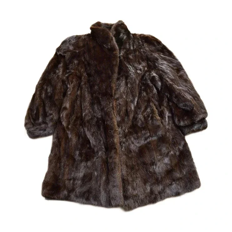 Vintage 1980s Regent Fur Coat Men's Medium
