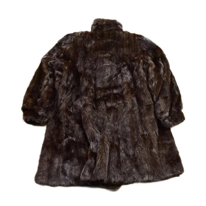 Vintage 1980s Regent Fur Coat Men's Medium - Image 2