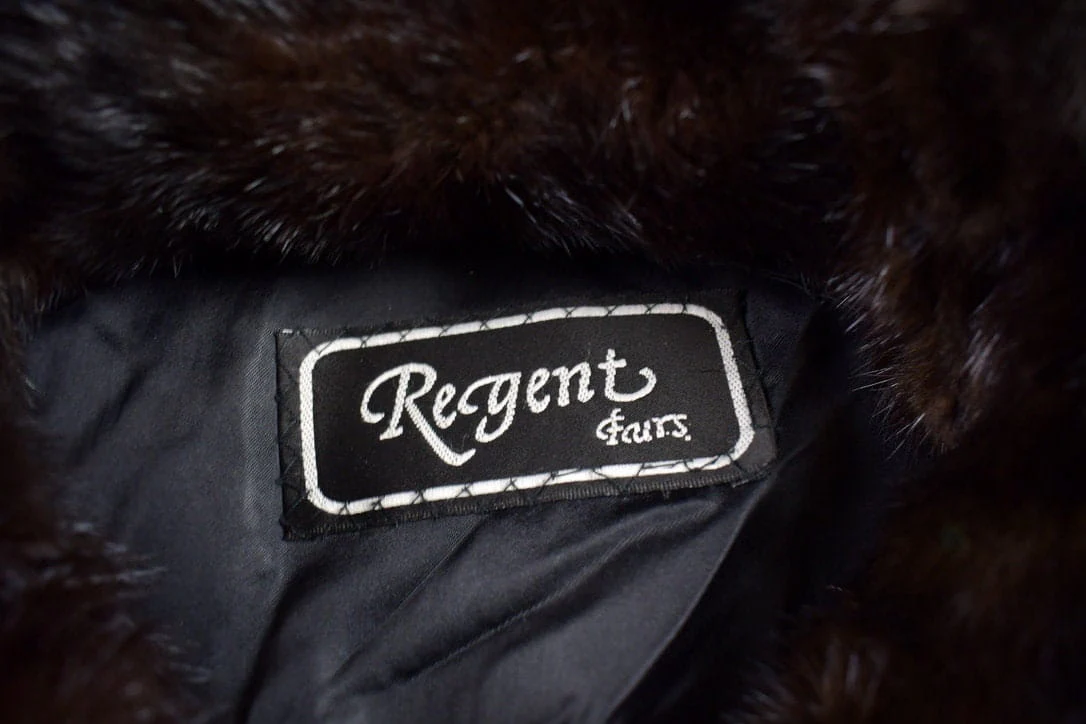 Vintage 1980s Regent Fur Coat Men's Medium - Image 5