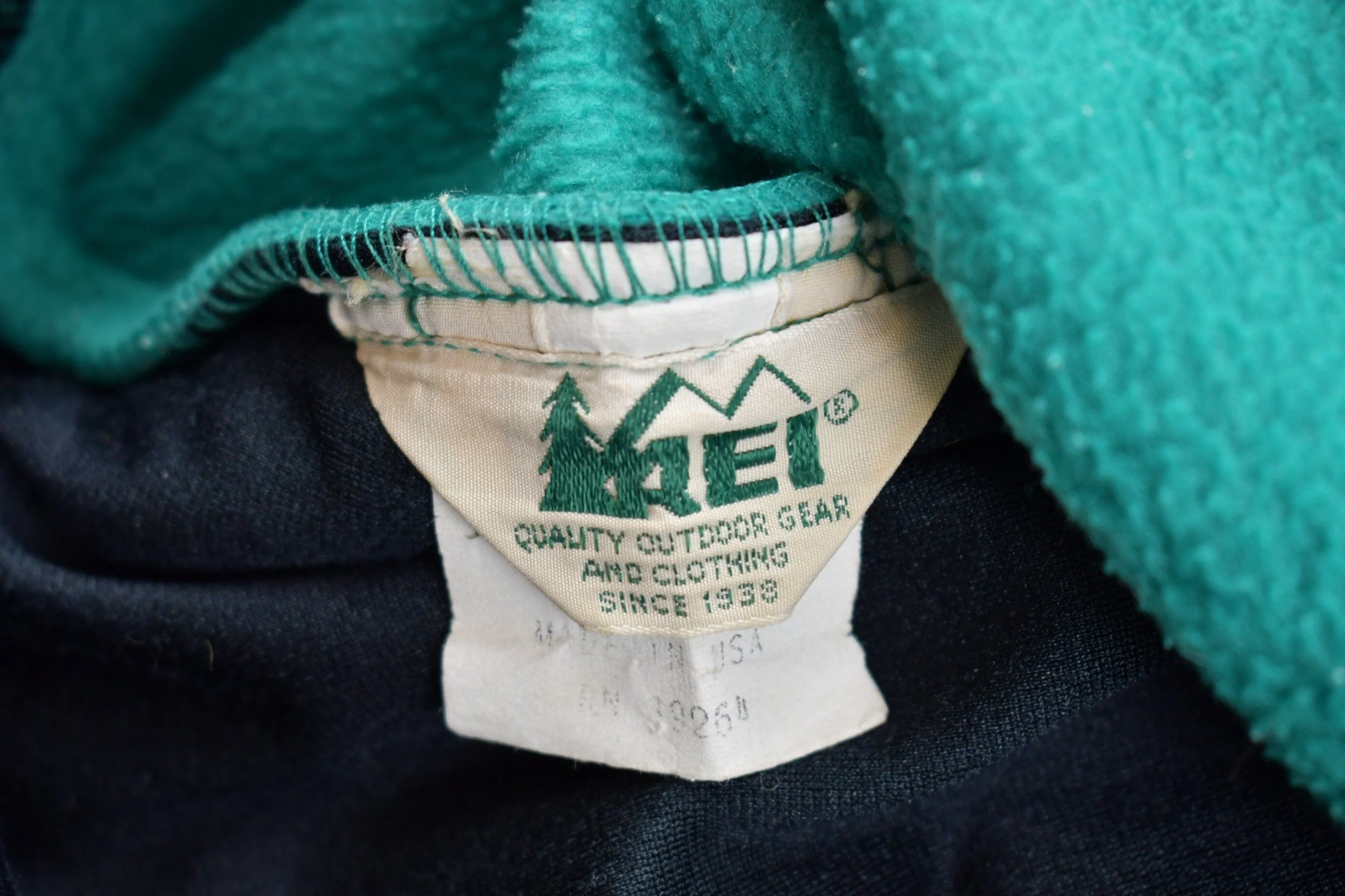Vintage 1980s REI Fleece Zip Up Vest Men's Large - Image 3