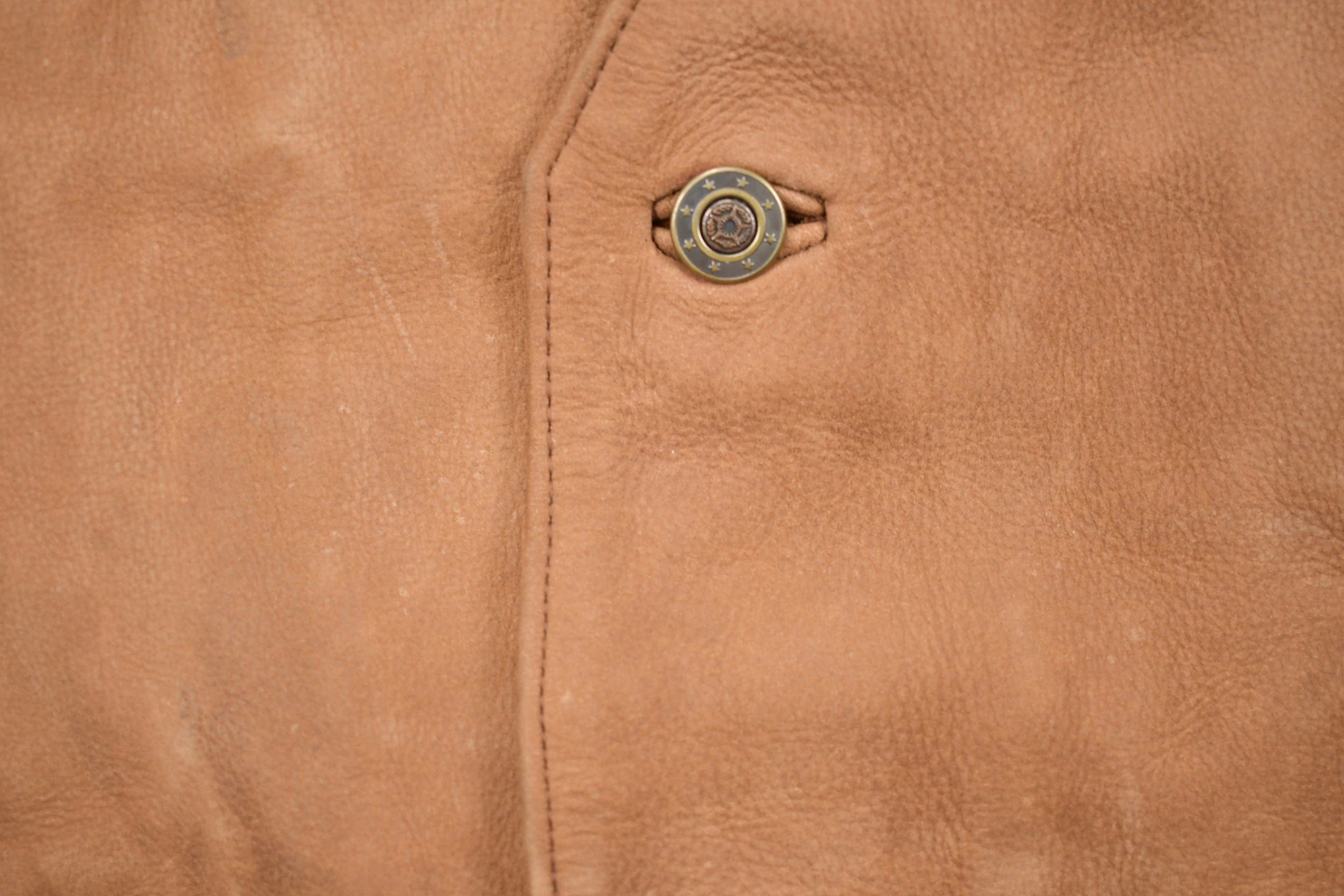 Vintage 1980s Roundtree & Yorke Brown Leather Vest Men's Medium - Image 4