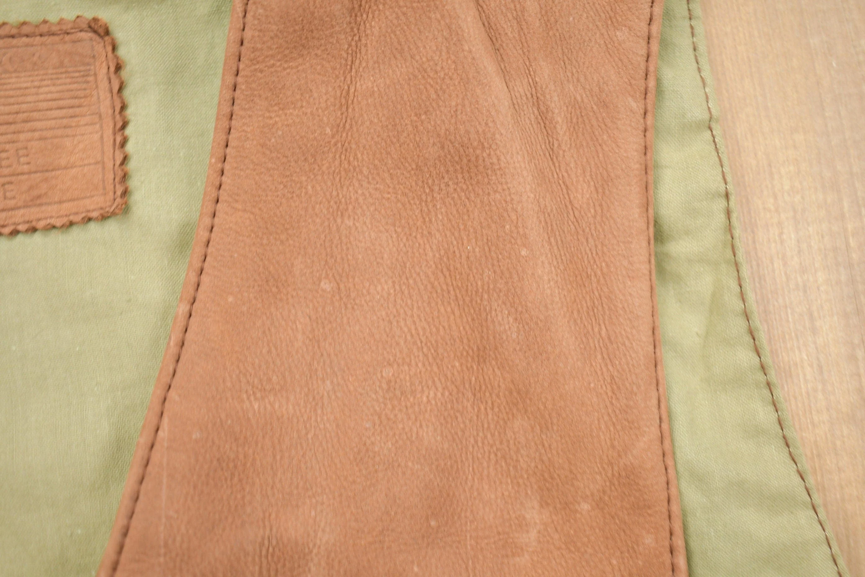 Vintage 1980s Roundtree & Yorke Brown Leather Vest Men's Medium - Image 5