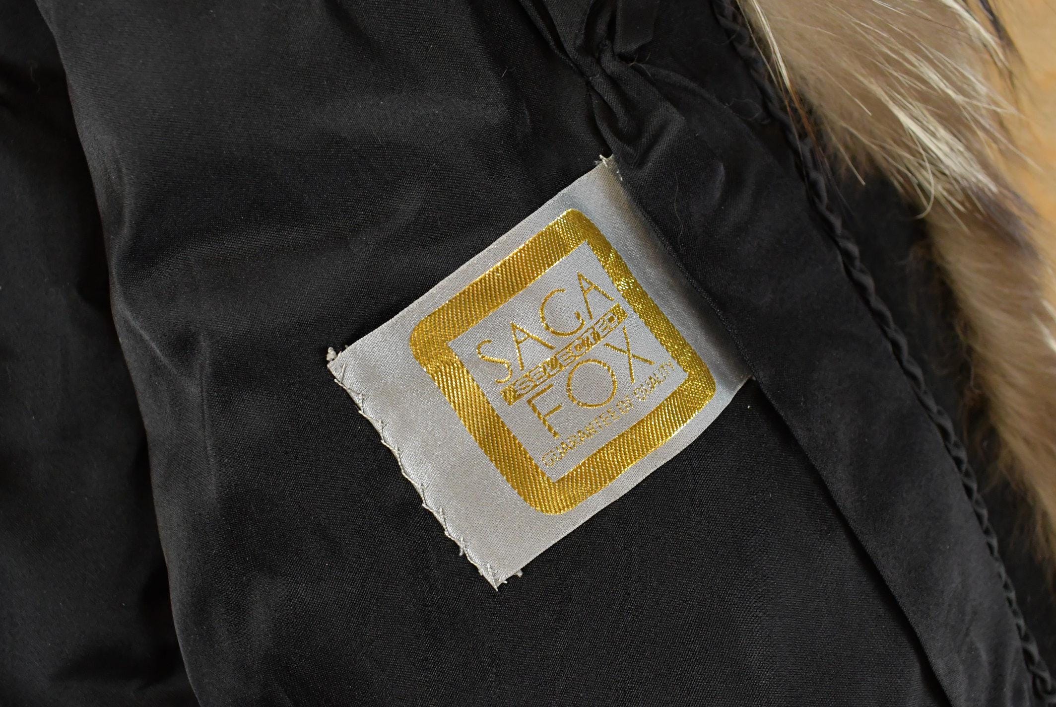 Vintage 1980s Saga Fox Fox Fur Jacket Adult Large Men's Large - Image 5