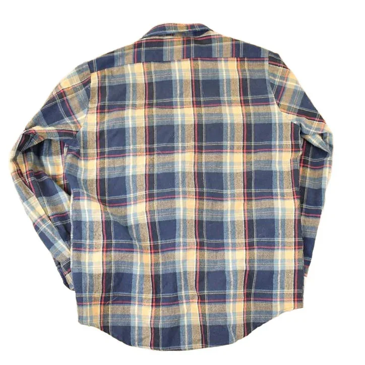 Vintage 1980s Sears Plaid Lined Button Up Shirt Men's L - Image 2