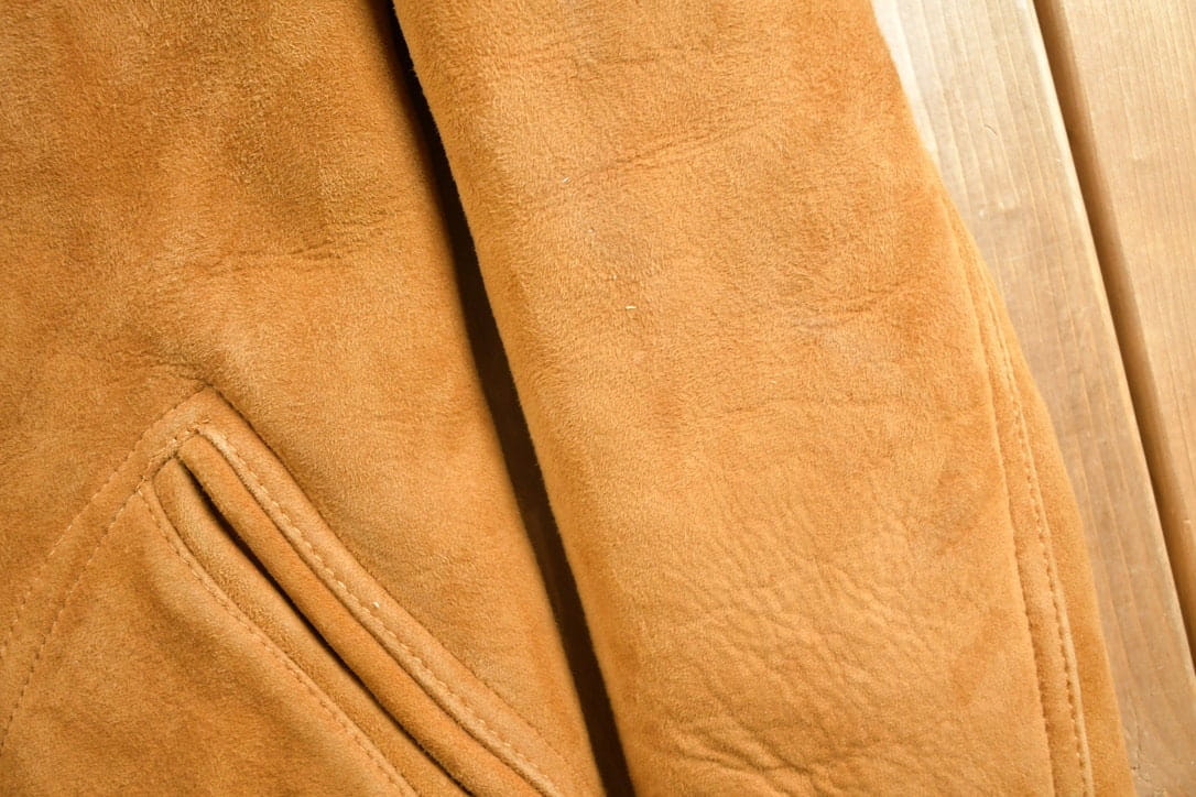 Vintage 1980s Sears The Leather Shearling Jacket Men's Large - Image 6