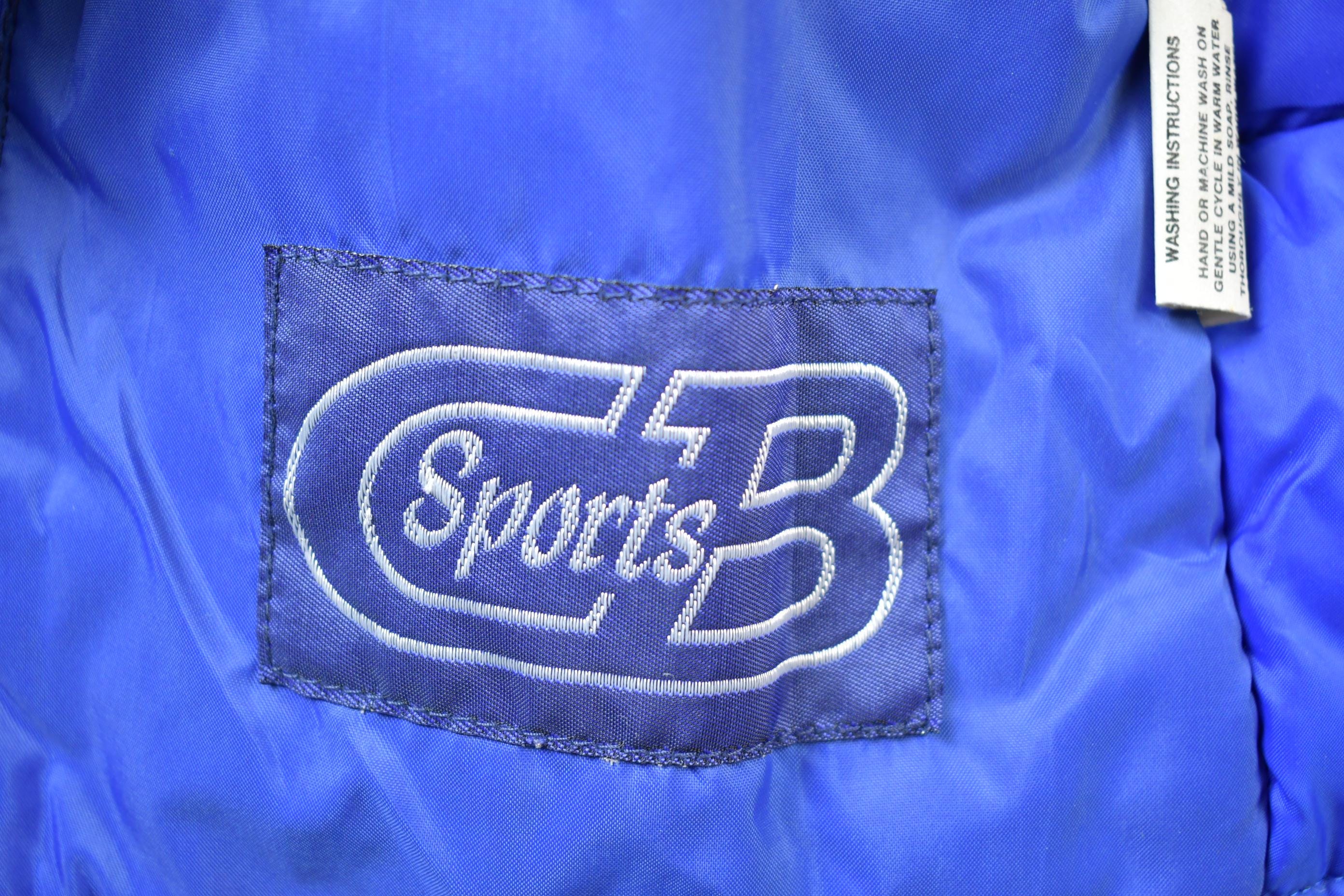 Vintage 1980s Sports B Mint Green Full Zip Windbreaker Jacket Men's Small - Image 3