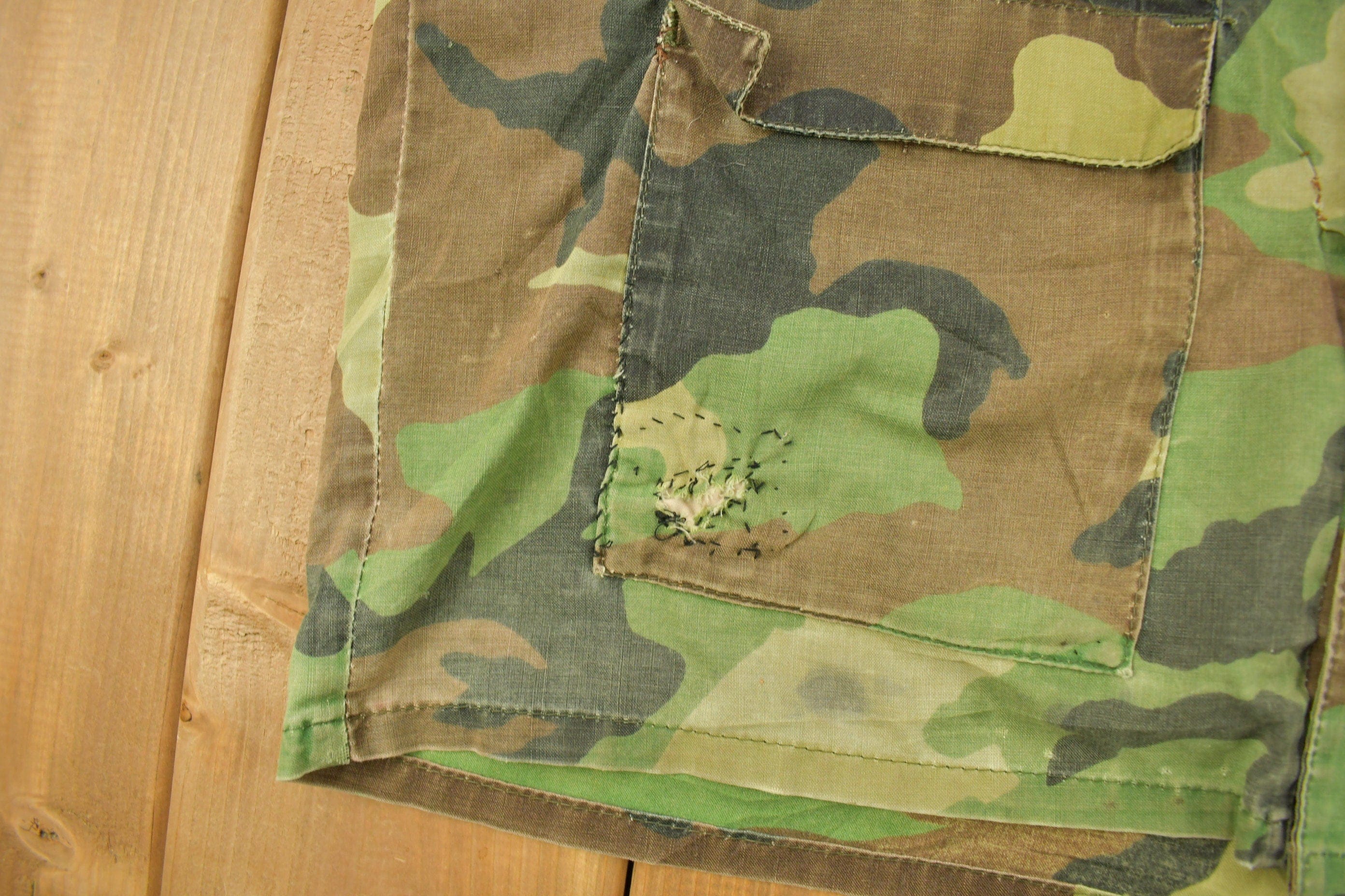 Vintage 1980s Sportsman Selection By Zero Zone Camouflage Button Up Shirt Men's Large - Image 3