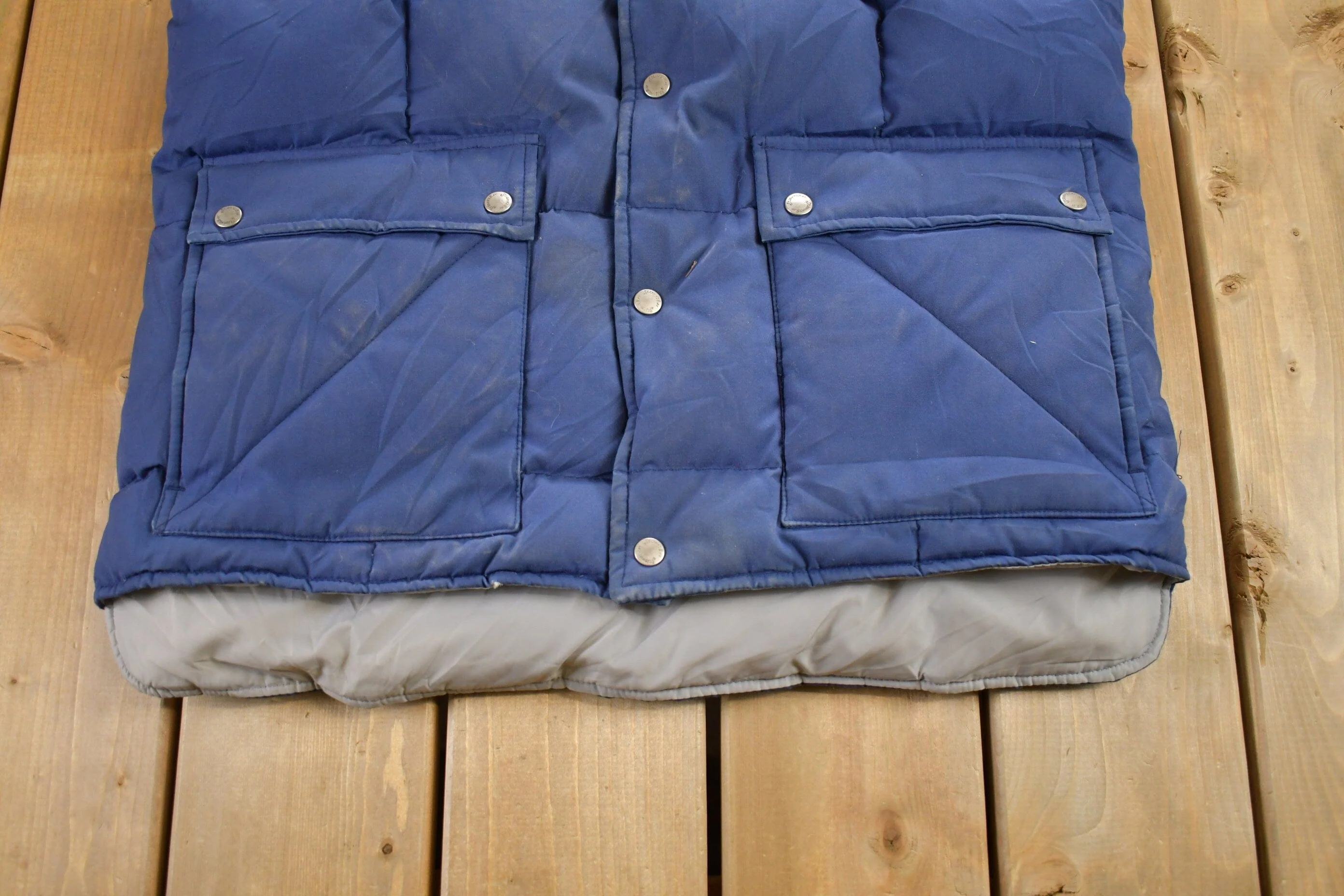 Vintage 1980s St Johns Bay Puffer Vest Men's Large - Image 3