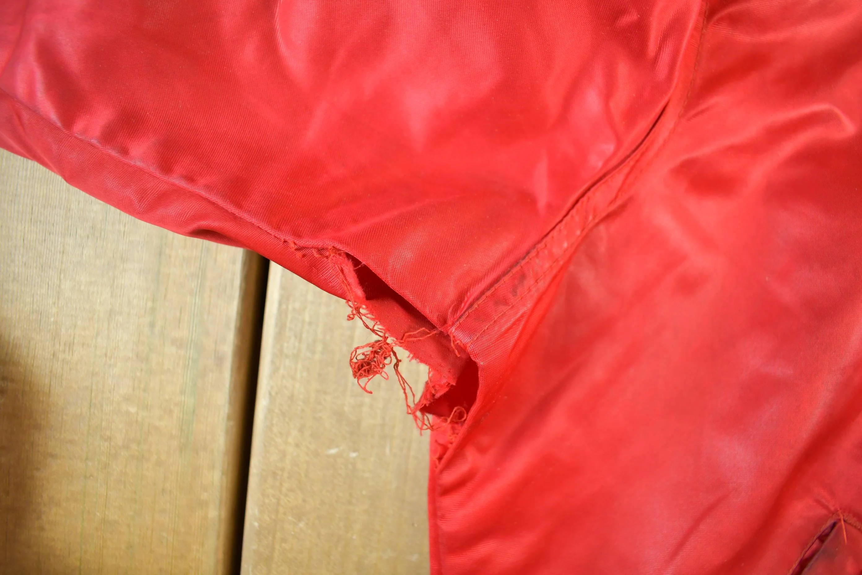 Vintage 1980s St. Louis Cardinals MLB Satin Starter Bomber Jacket Men's Medium - Image 6